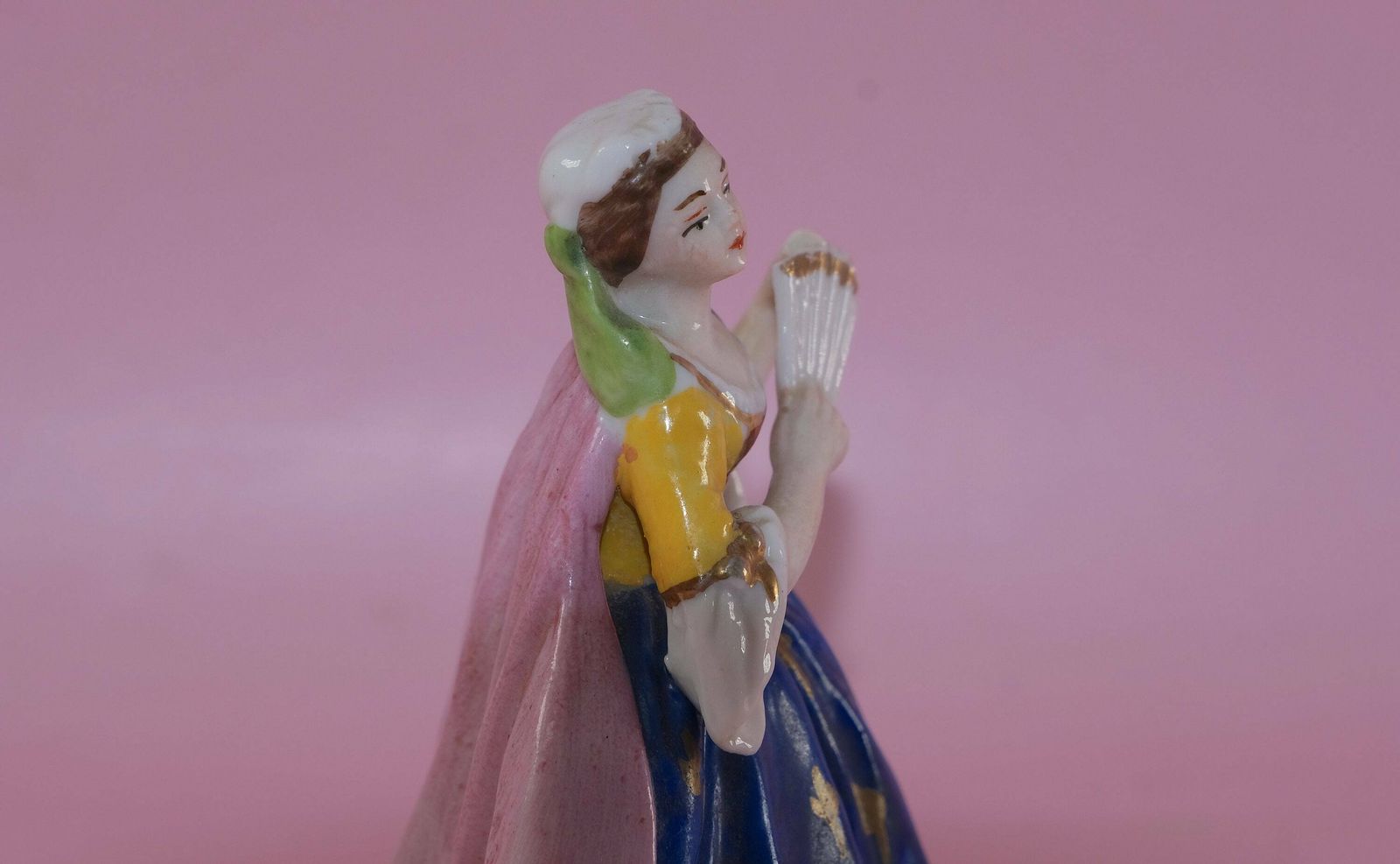 Continental Porcelain Figure, Porcelain Miniature photo buy