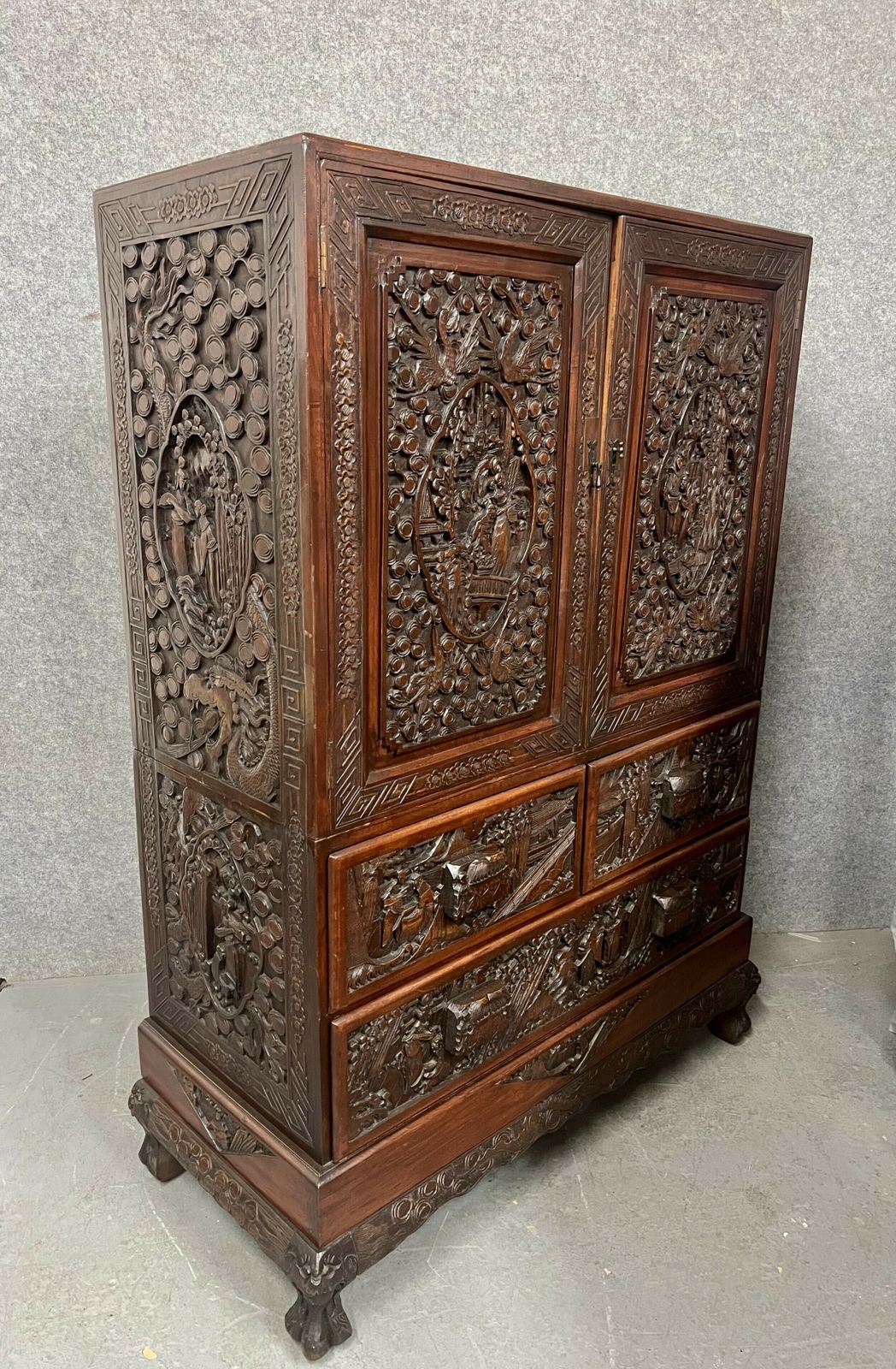 Chinese Camphor Wood Cabinet On Chest photo furniture