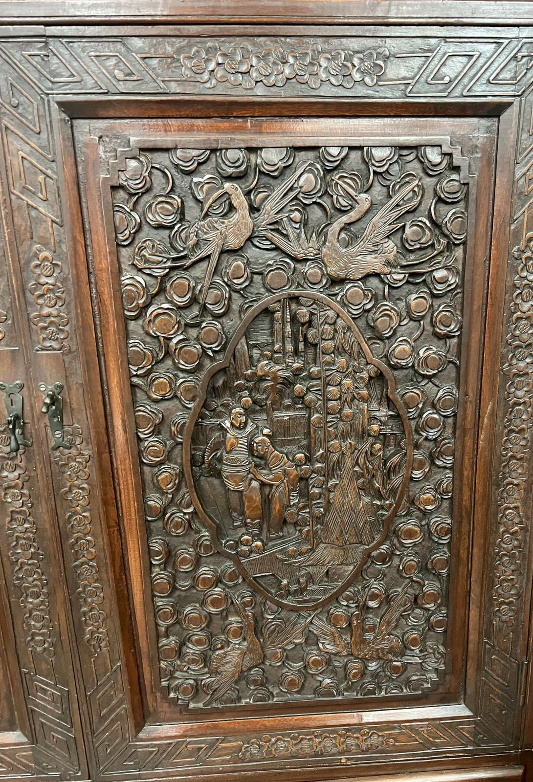 Chinese Camphor Wood Cabinet On Chest photo Furniture