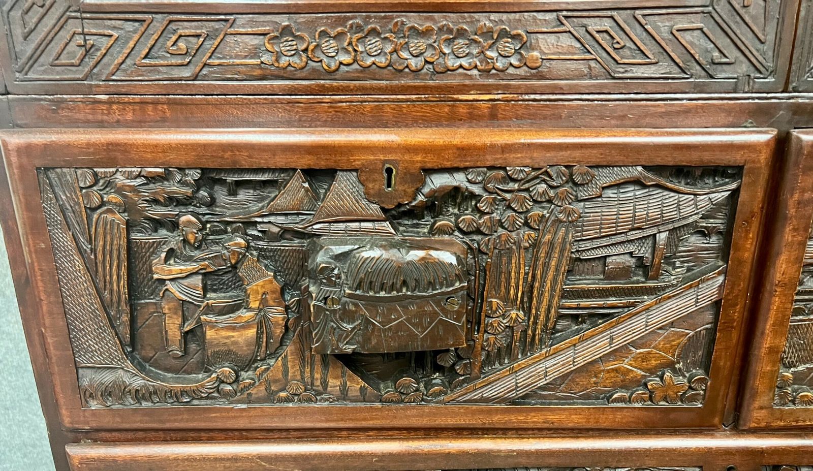 Chinese Camphor Wood Cabinet On Chest photo vinterior