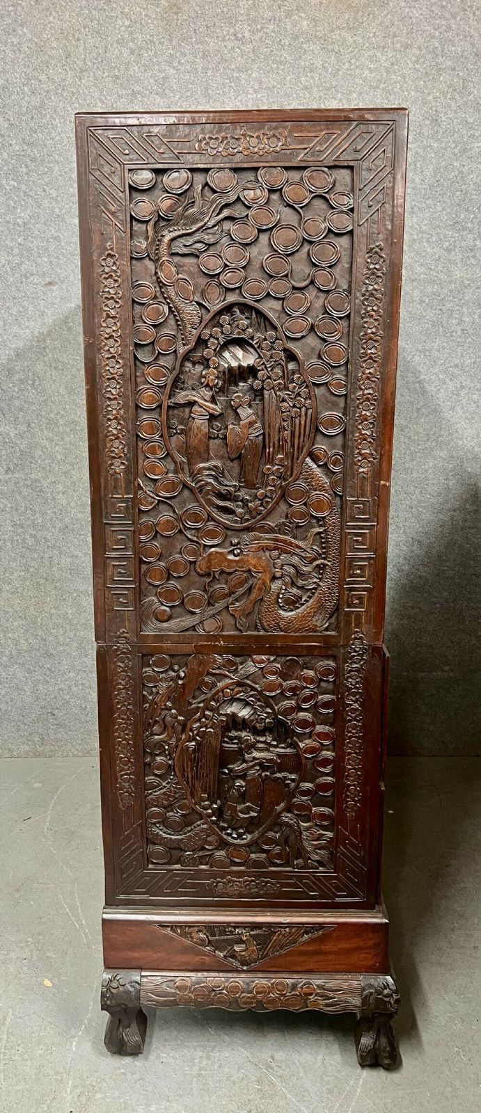Chinese Camphor Wood Cabinet On Chest photo vintage