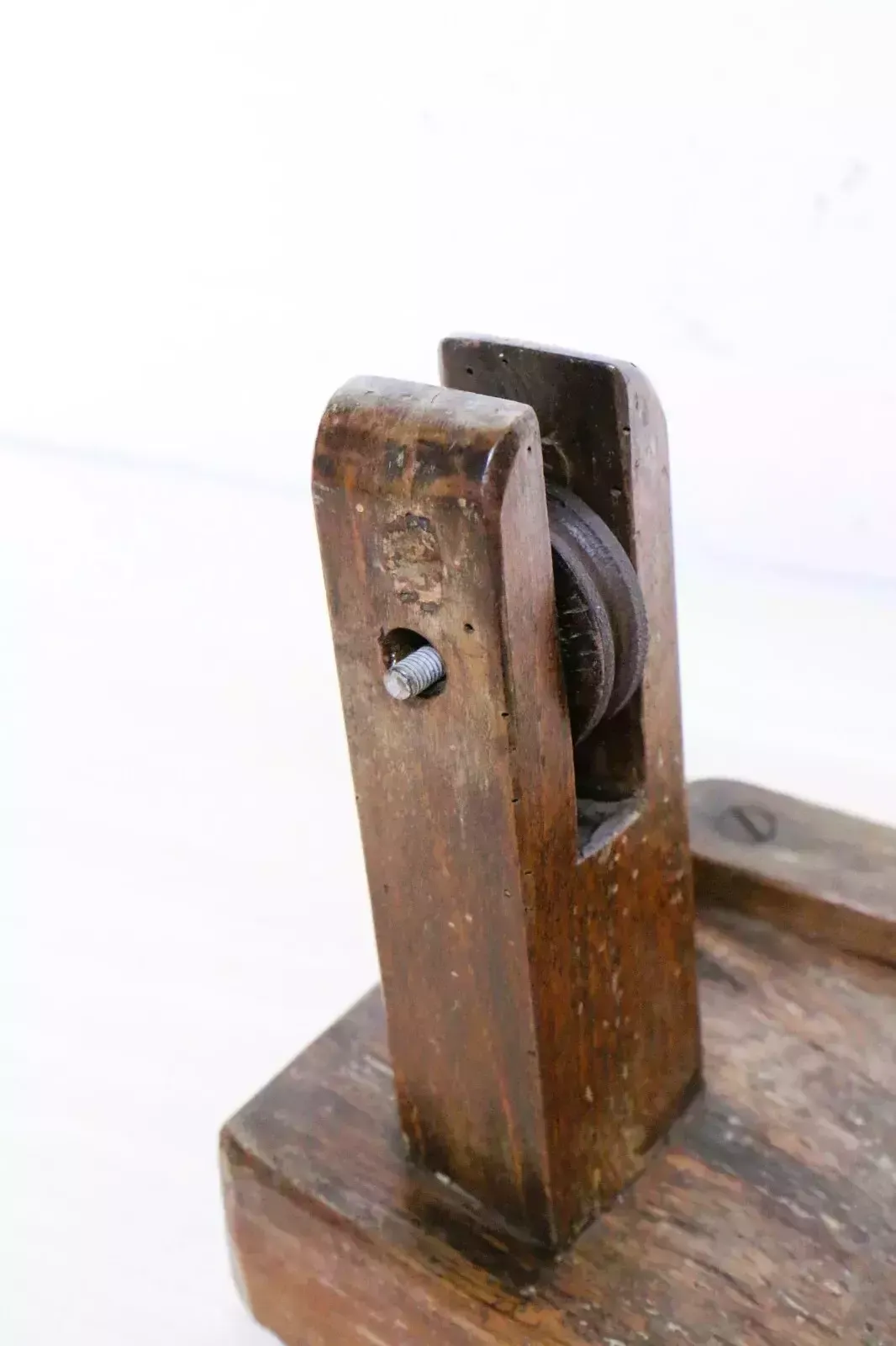 photo buy Antique Wool Winder Spinning Wheel 19th C. Indian Asian Charkha Country Rustic