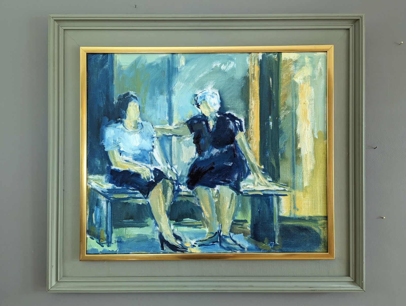 Comfort Oil Painting, 2000s, Contemporary