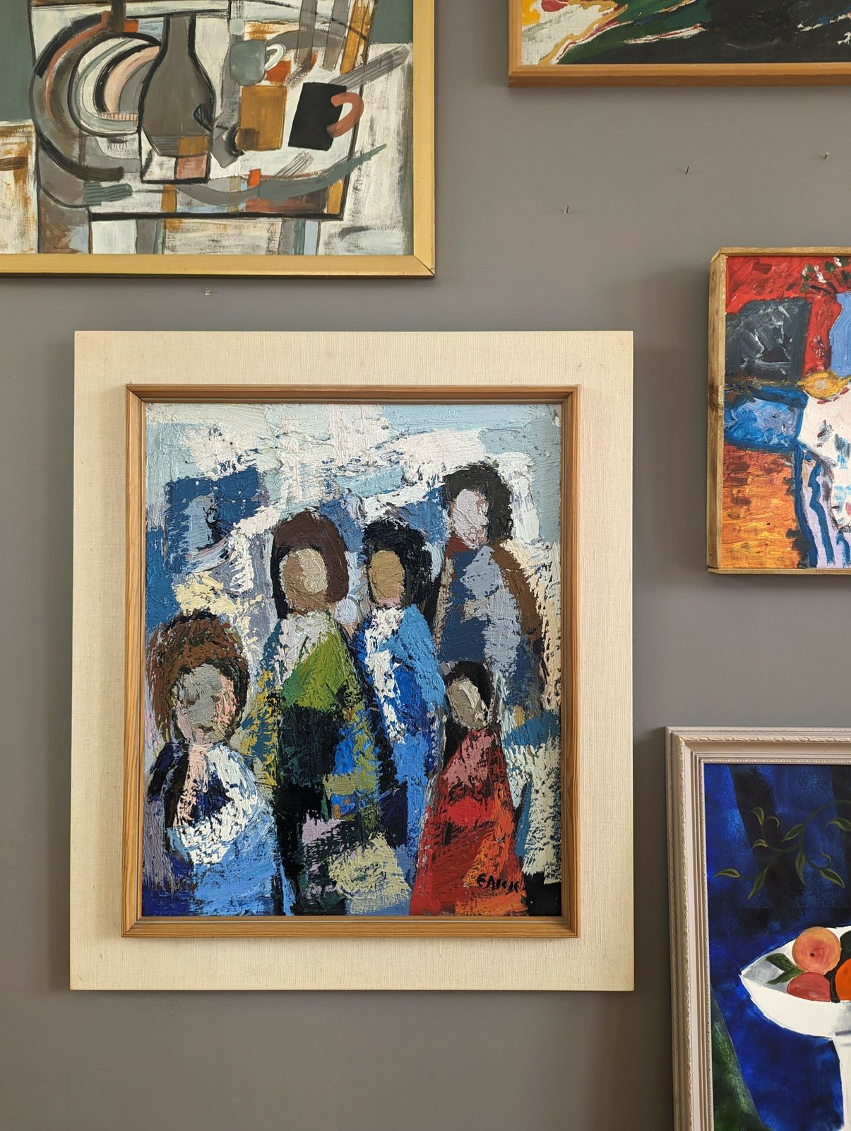 All At Once Oil Painting, Modernist photo Art