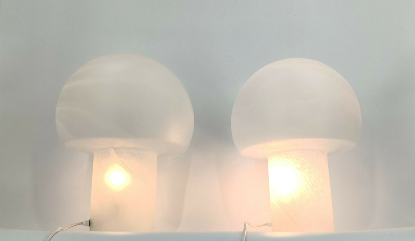 Pair Of Mushroom Table Lamps By Peil And Putzler, 1970s photo 495.0