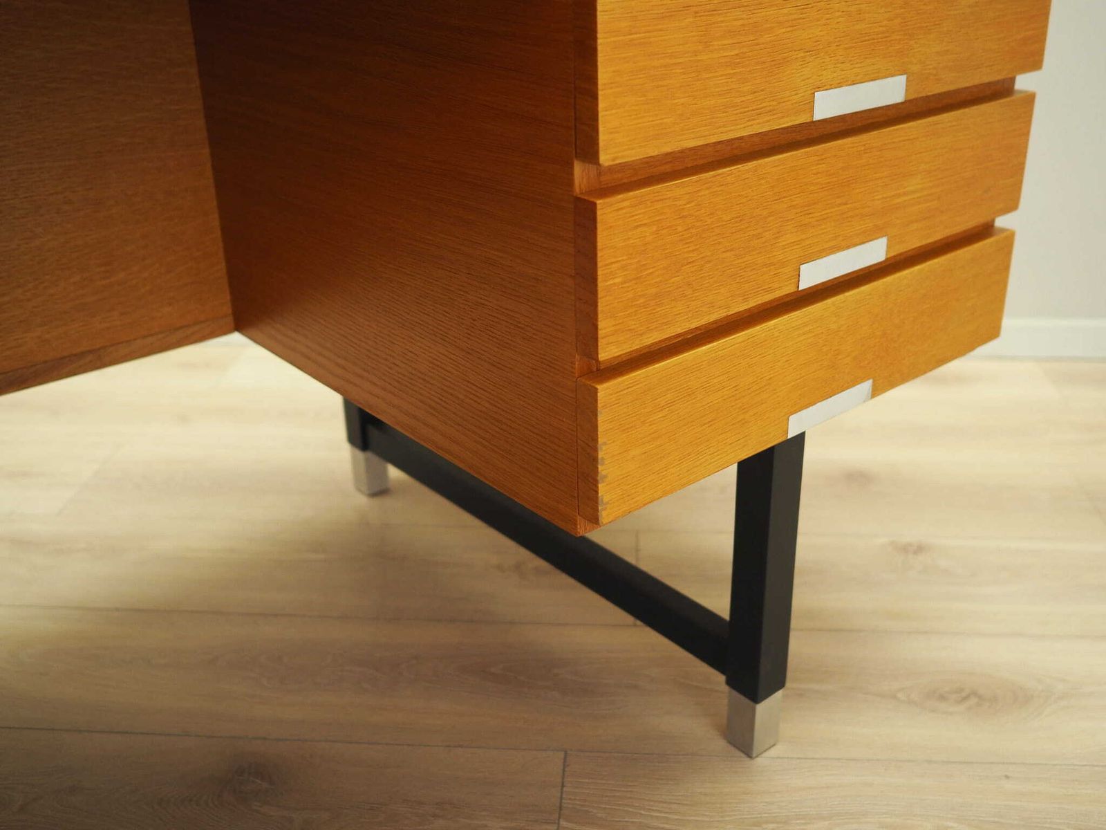 Furniture Ash Desk, Danish Design, 1970s, Manufacturer: Eigil Petersens Møbelfabrik photo