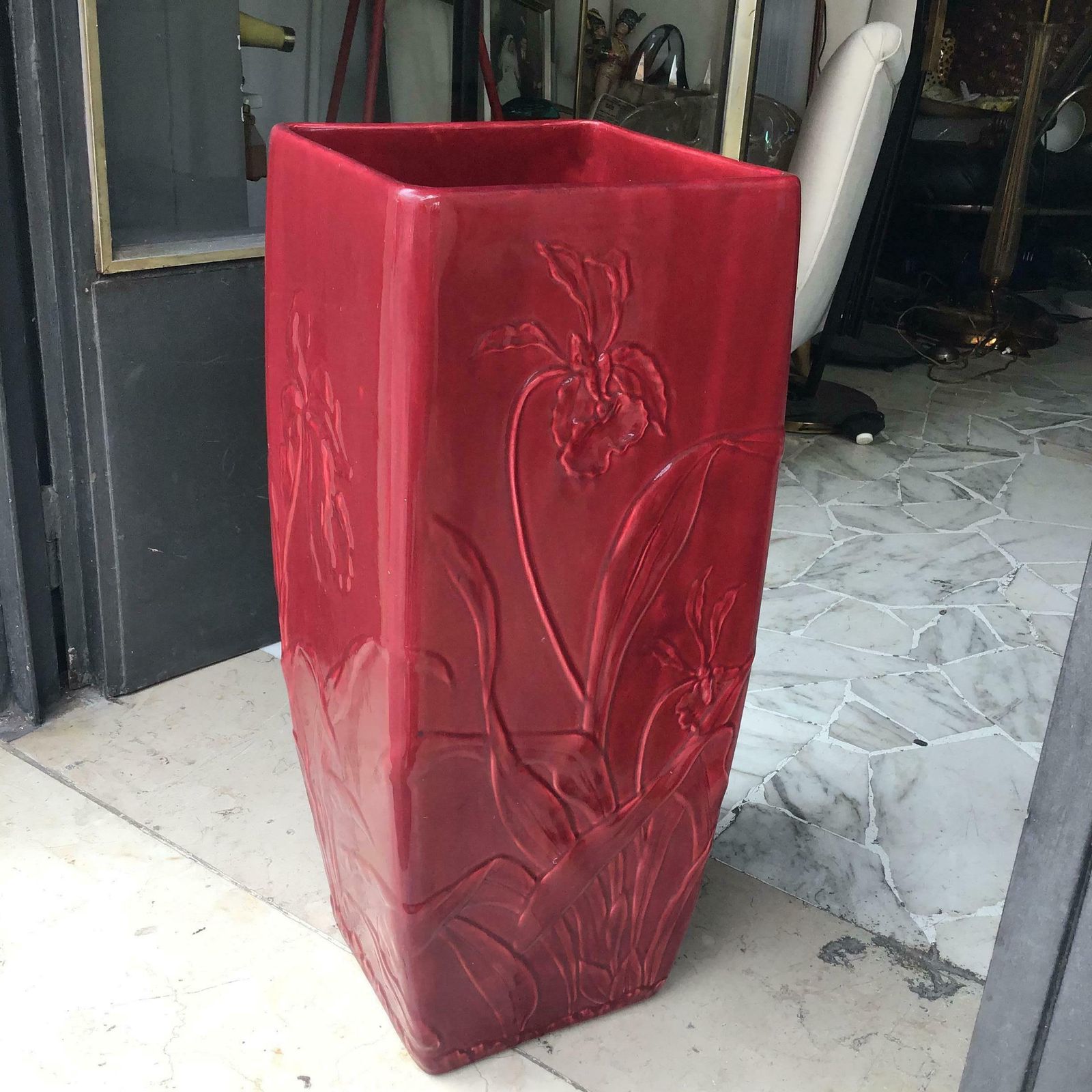 Guido Andlovitz Vase Portaombrelli Ceramica 1930 Italy photo for sale