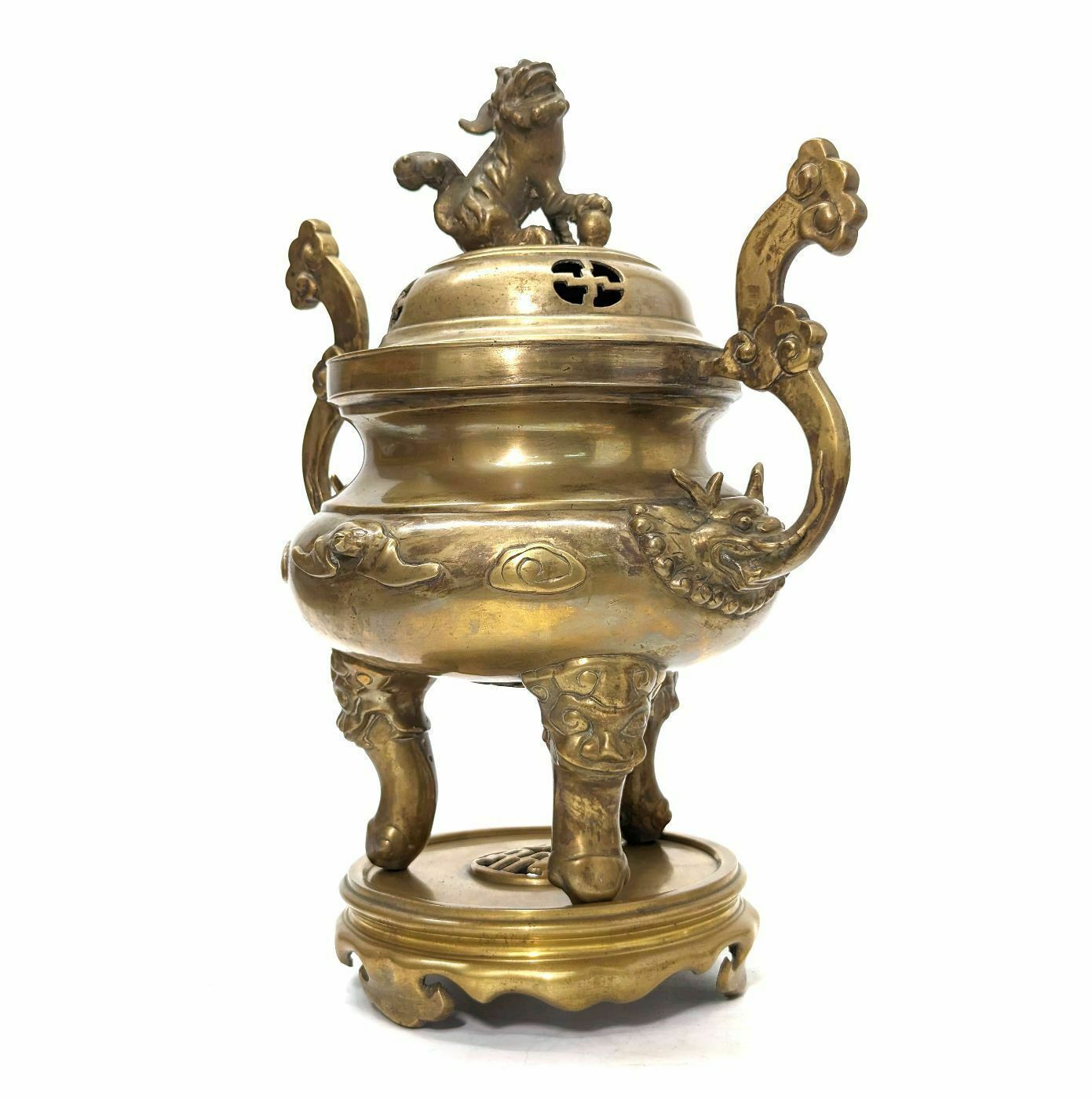 Chinese Bronze Incense Burner 19th Century photo 1063.0