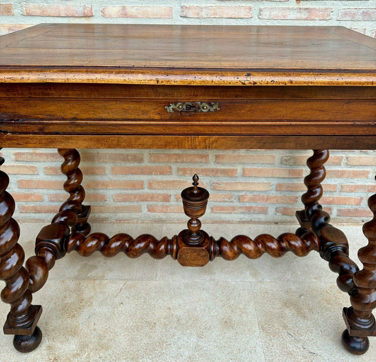 photo for sale Antique French Walnut Desk, 1800s