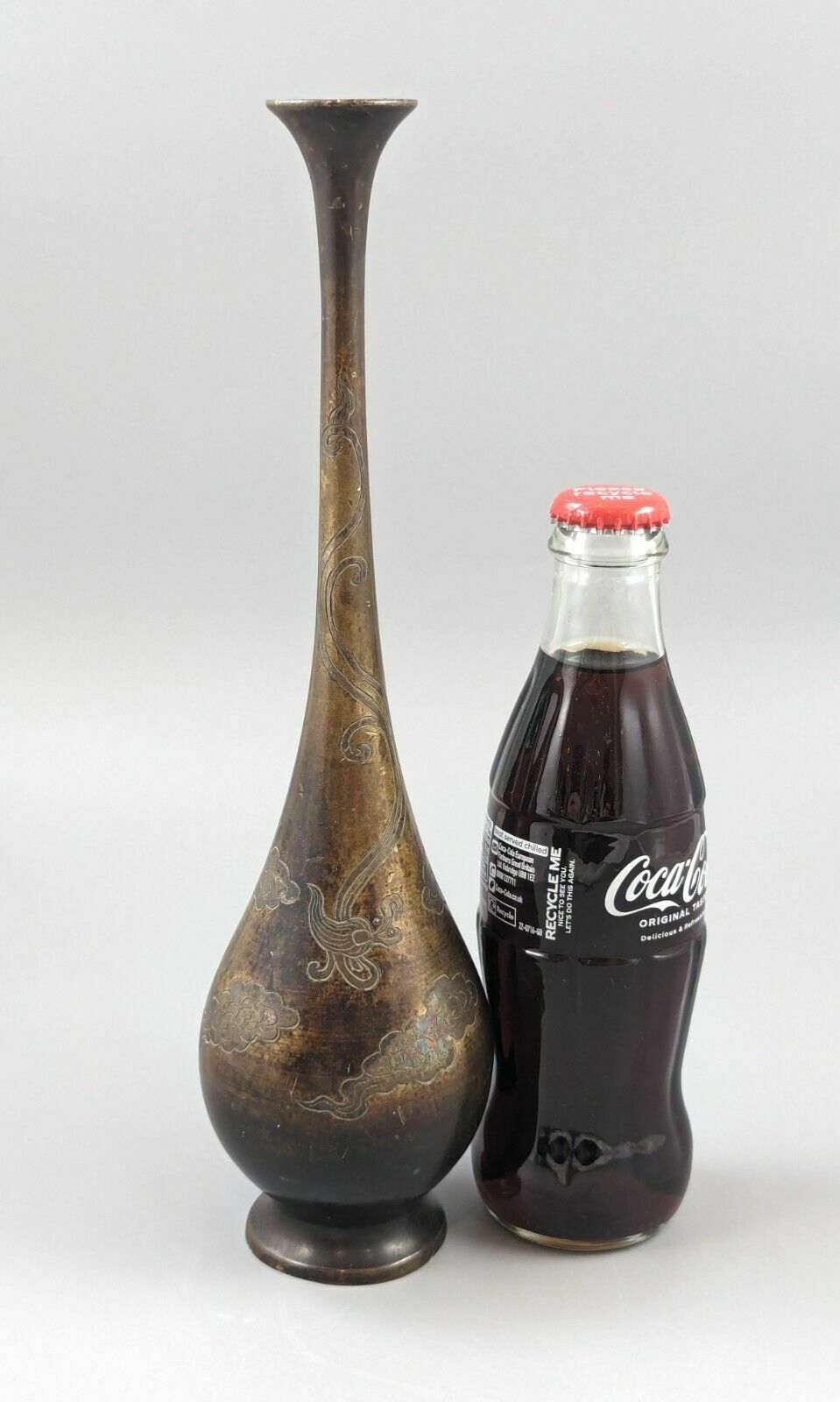 photo for sale Antique Japanese Bronze Vase 19th Century, Late Mieji Period