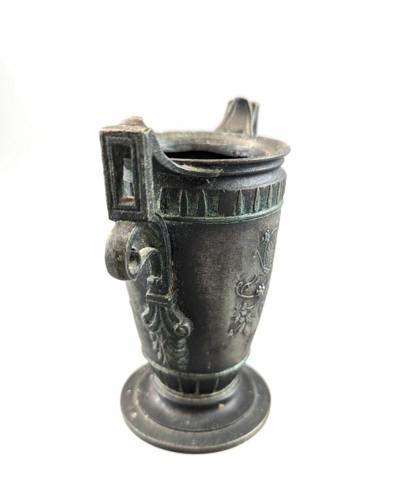 A Classical Greek Style Pewter Amphora Jules Brateau, Circa 1900. photo for sale