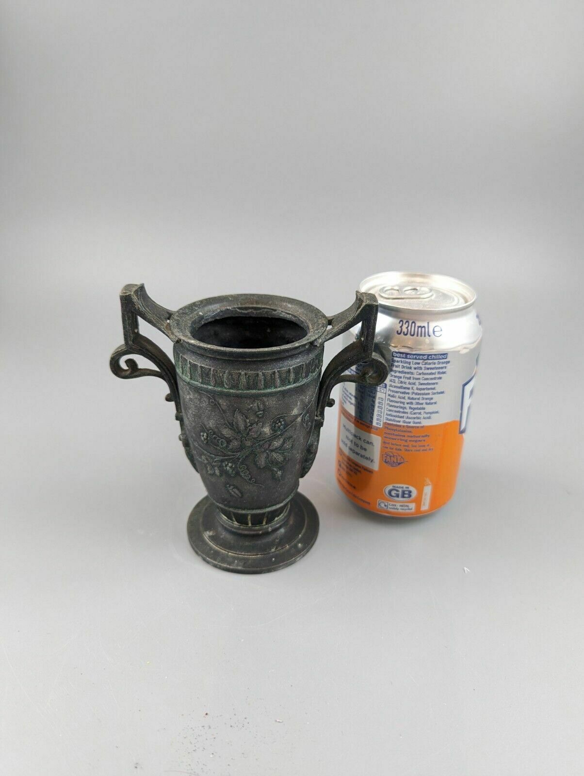photo vinterior A Classical Greek Style Pewter Amphora Jules Brateau, Circa 1900.
