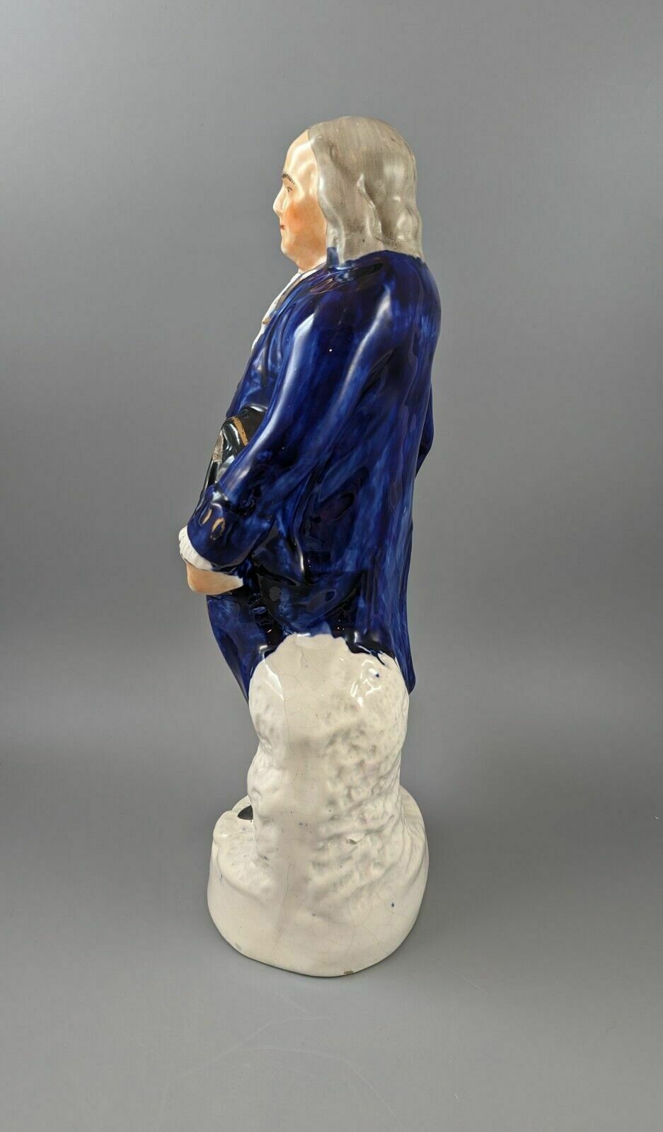 Rare Staffordshire Figure Of Benjamin Franklin Named Washington,Circa1860. photo Home Decor
