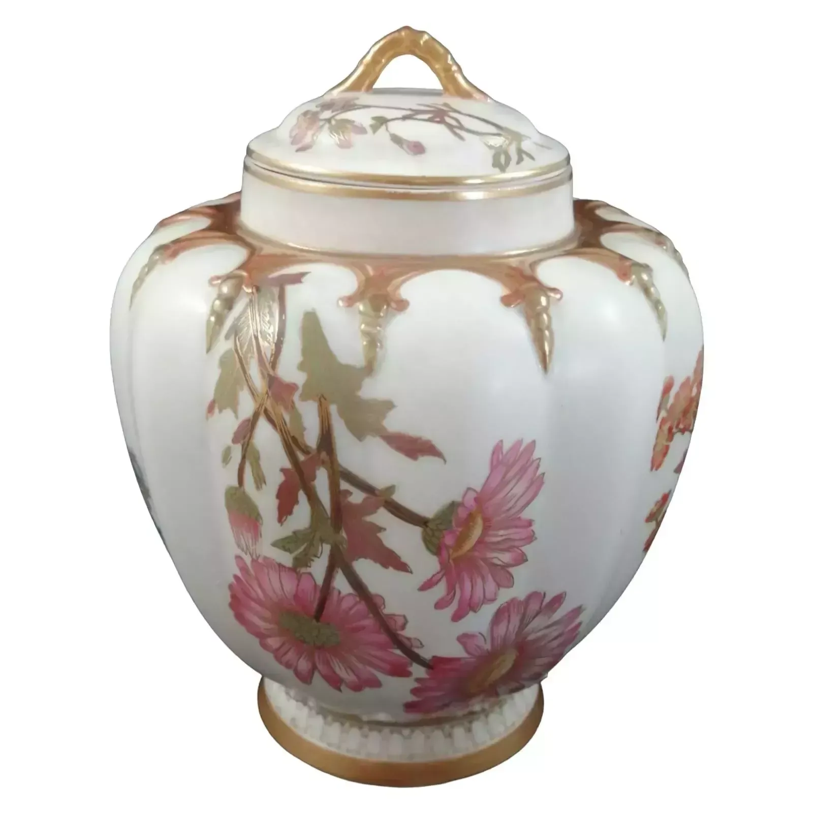 A Royal Worcester Jar And Cover For Stonier & Co., Liverpool, The Stuart ,1889