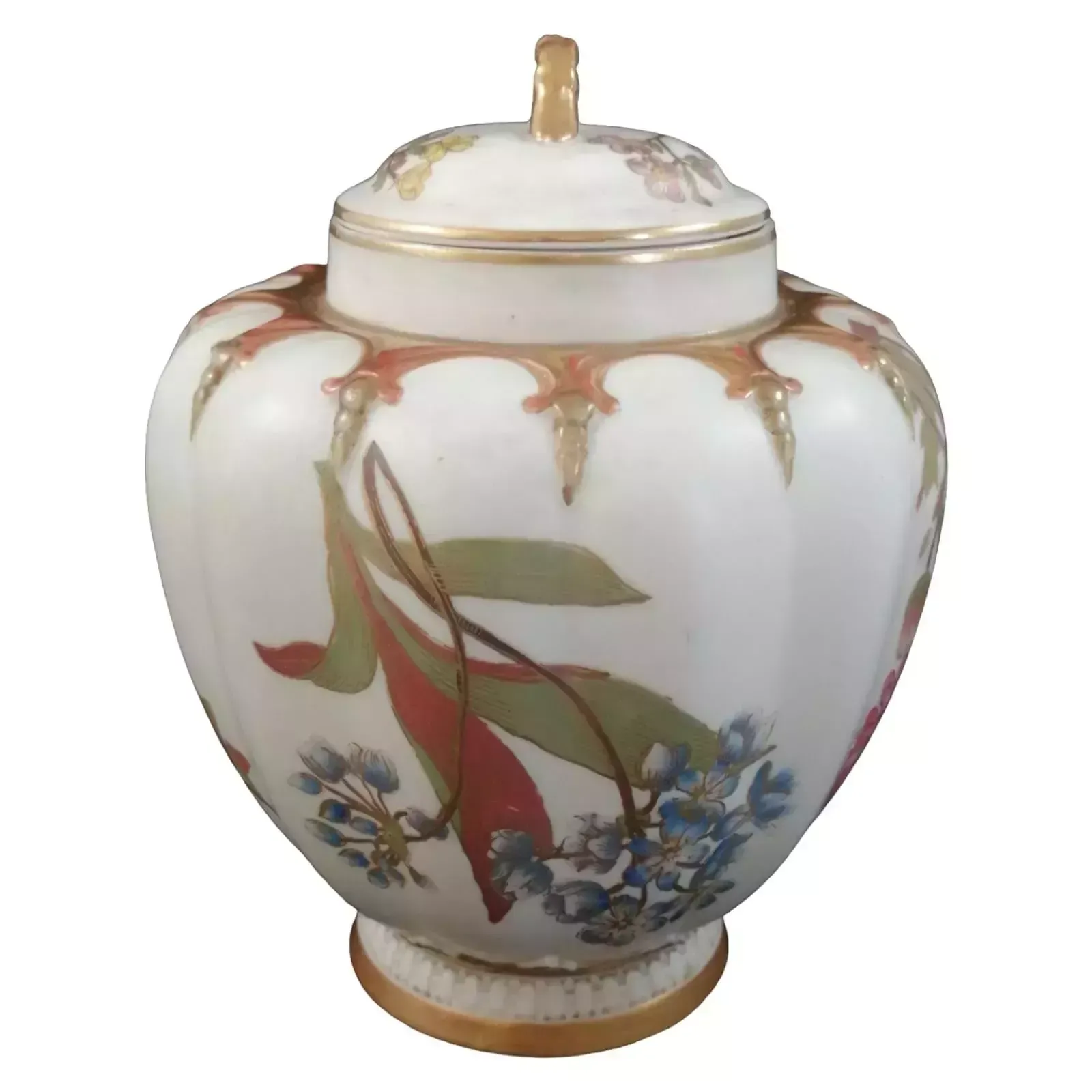 photo for sale A Royal Worcester Jar And Cover For Stonier & Co., Liverpool, The Stuart ,1889