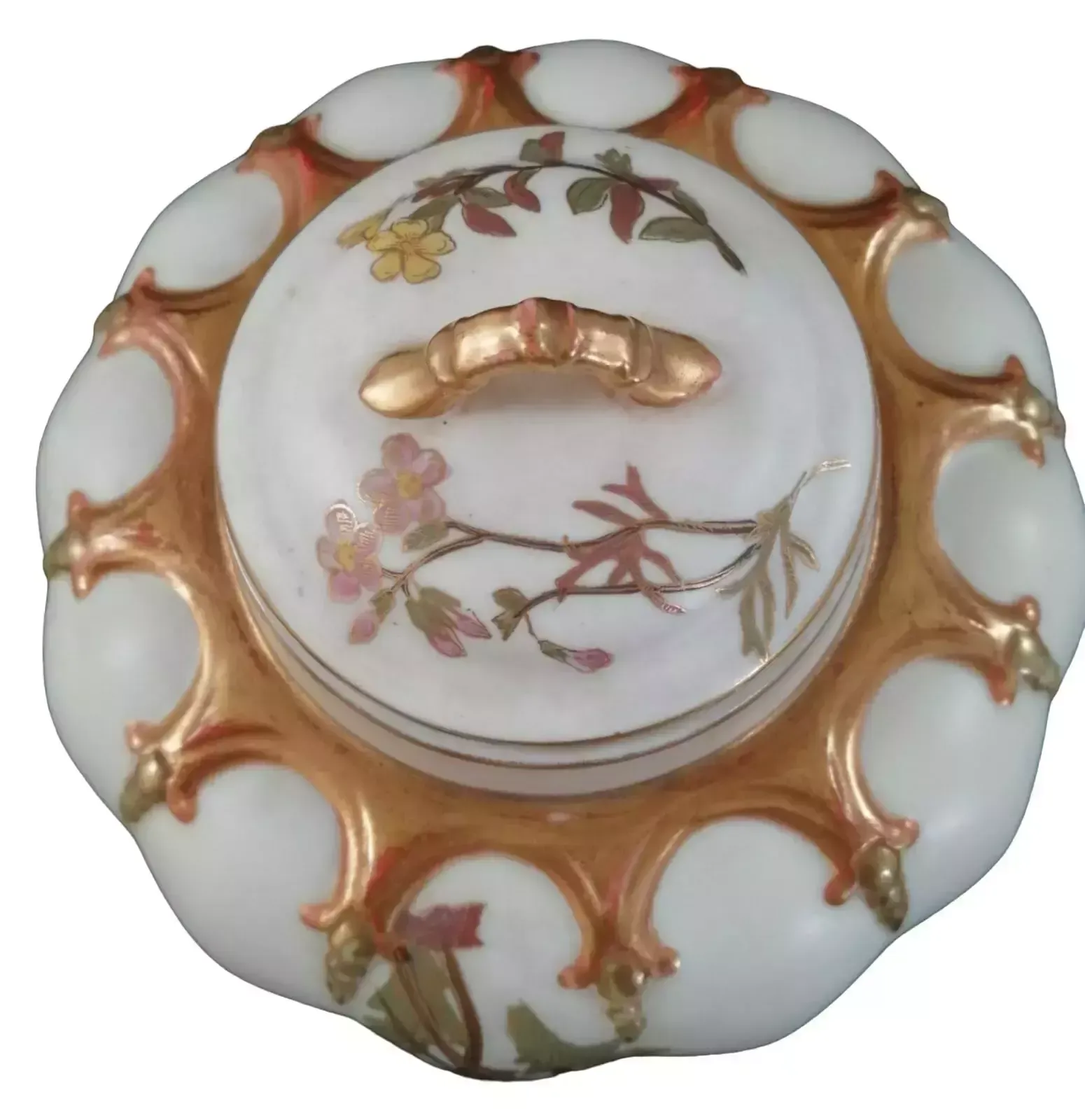 photo vinterior A Royal Worcester Jar And Cover For Stonier & Co., Liverpool, The Stuart ,1889
