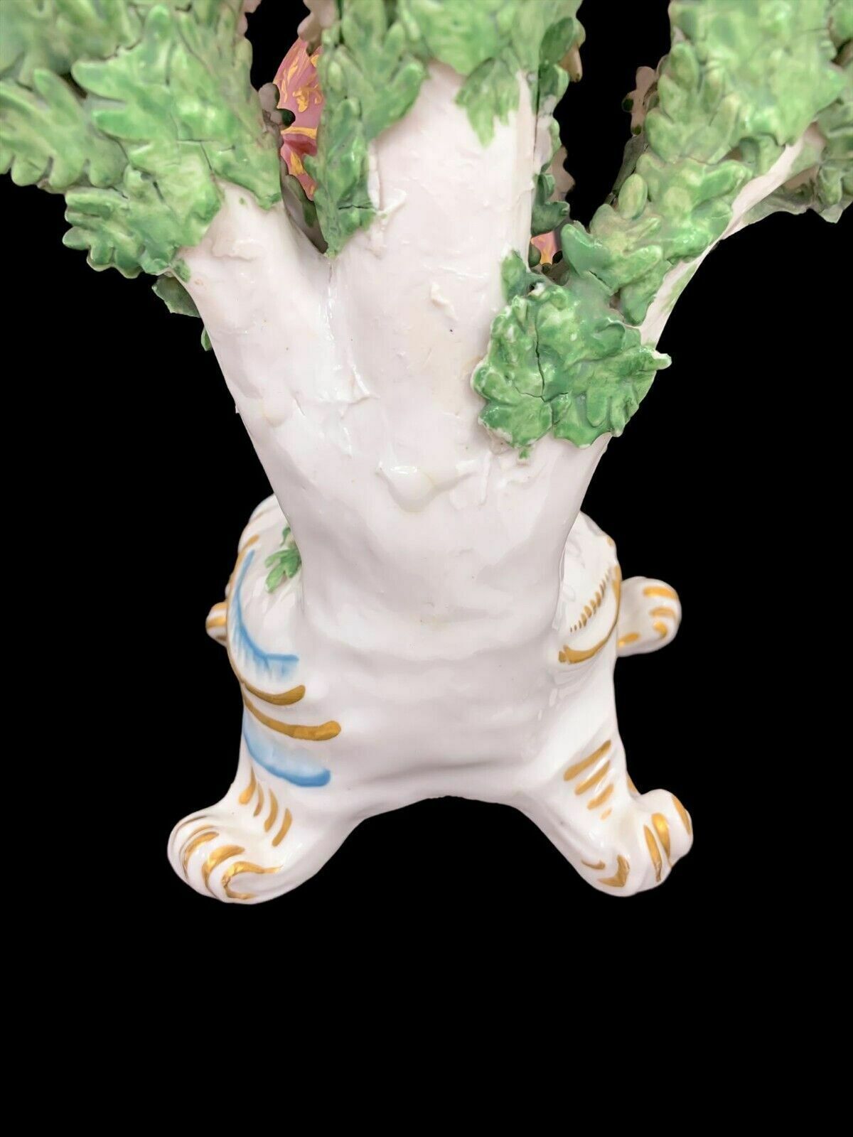 A Pair Of 18th Century Chelsea – Derby Bocage Porcelain Figurines. photo for sale