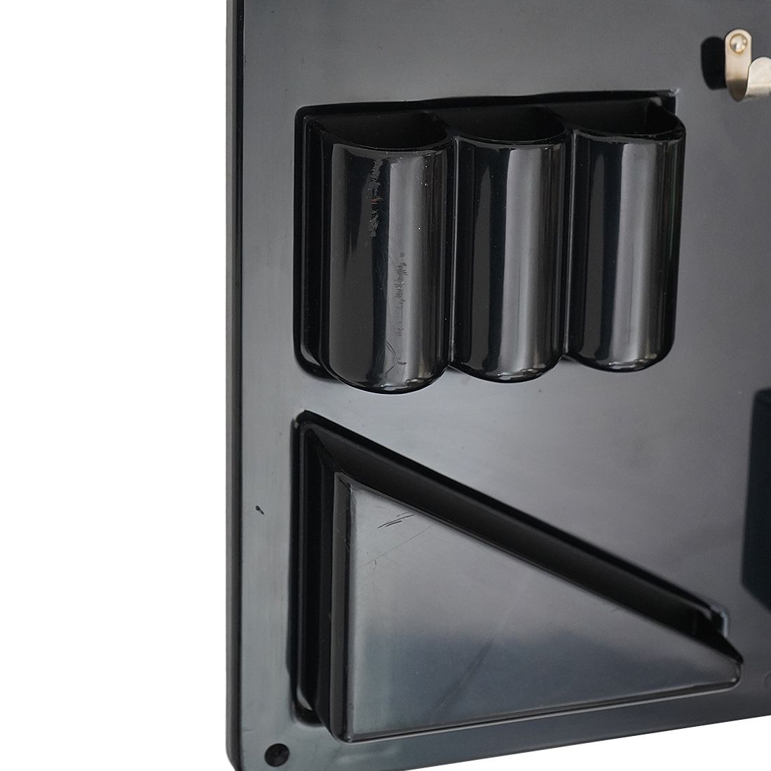 Furniture Black “Uten.Silo” Wall Organizer Tray By Dorothee Maurer Becker For Design M, 1960s photo
