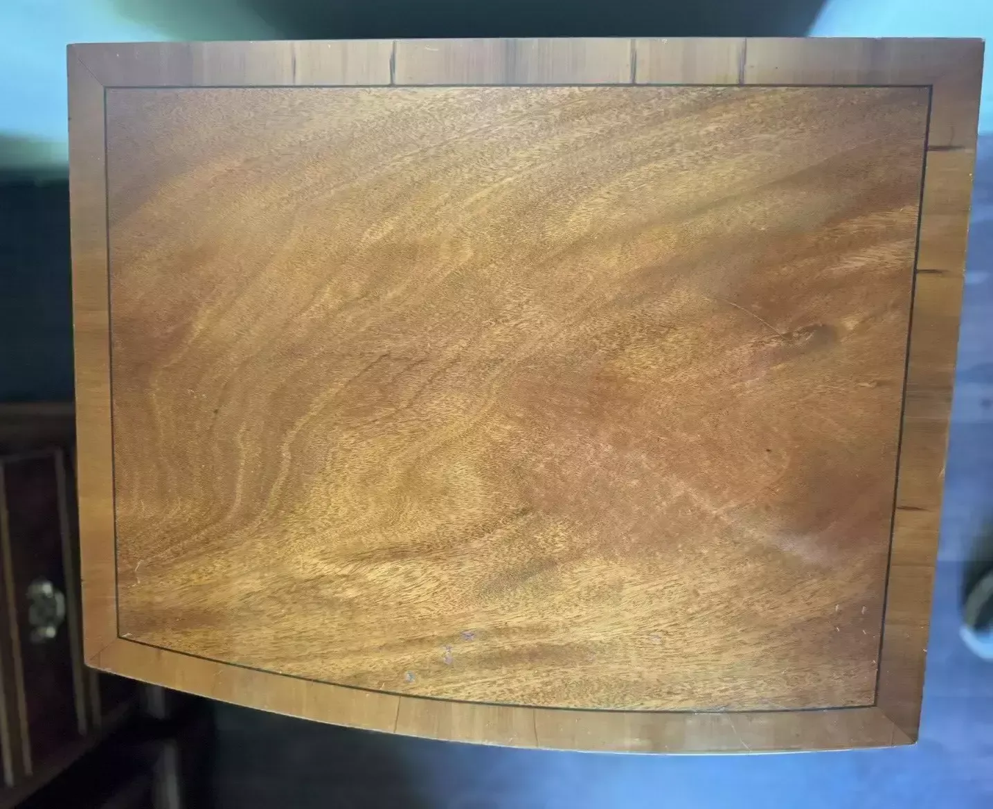 photo for sale Brights Of Nettlebed Bow Fronted Chest Of Drawers
