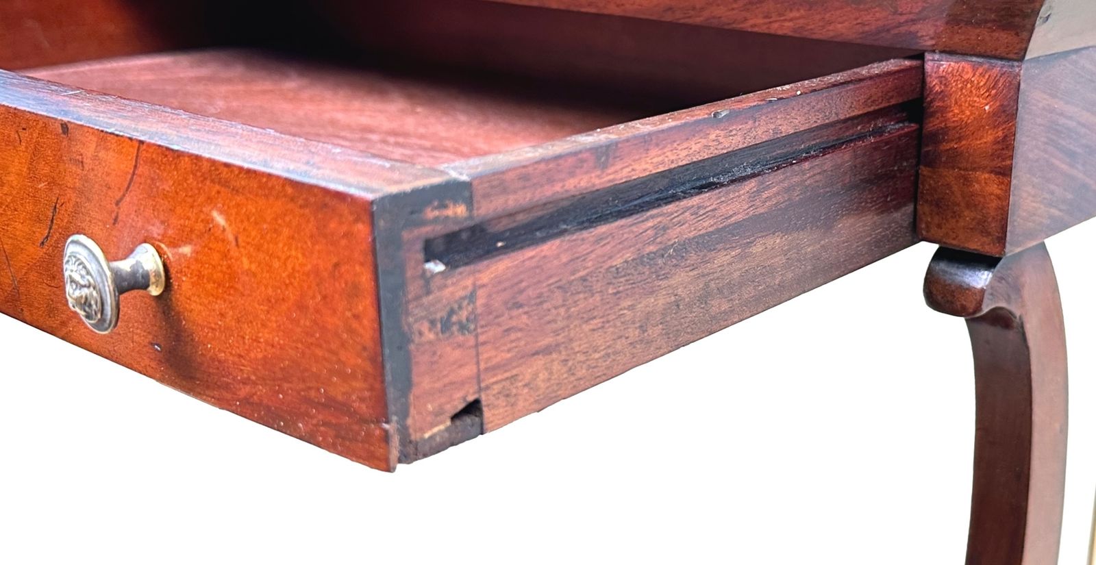 2500.0 Early 19th Century Mahogany Tricoteuse Occasional Table (France, Circa 1820) photo