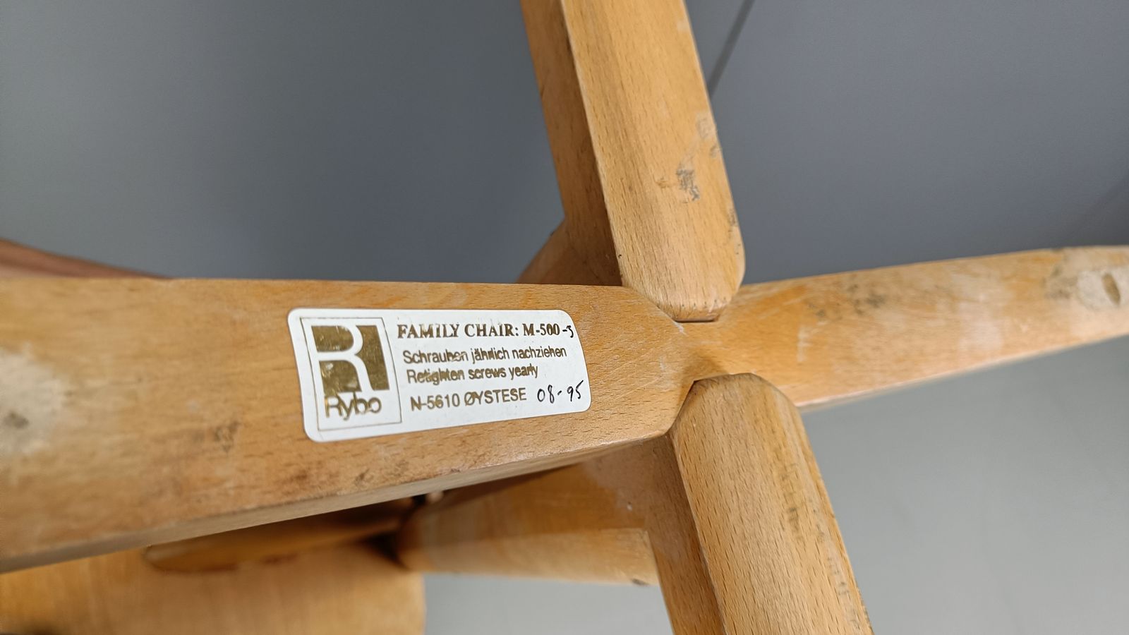 Pair Of Plywood Ergonomical Chairs By Rybo, 1970s photo Furniture