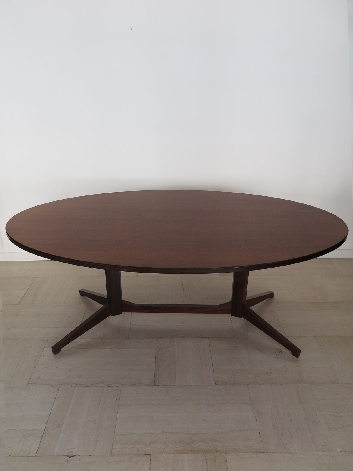 Franco Albini For Poggi Italian Walnut Dining Table Model Tl22, 1950s photo furniture