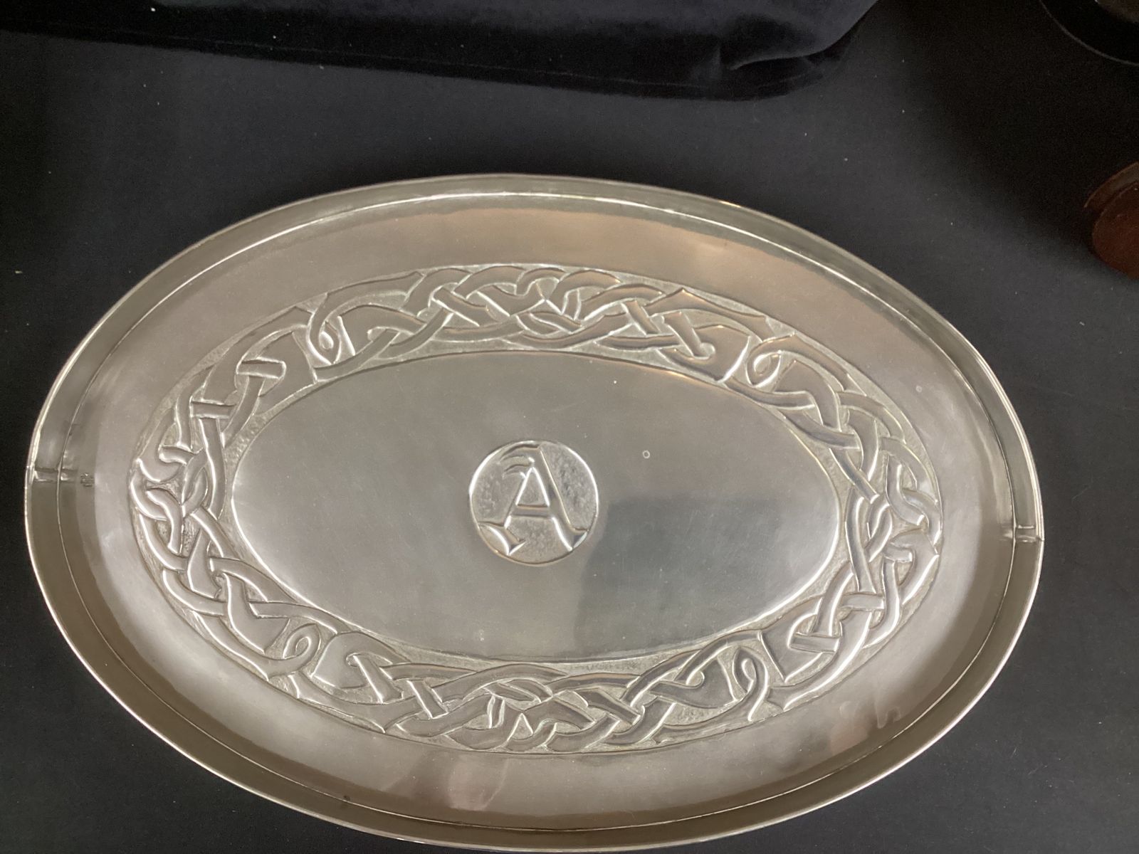 Arts & Crafts Tray, 1900s, Antique