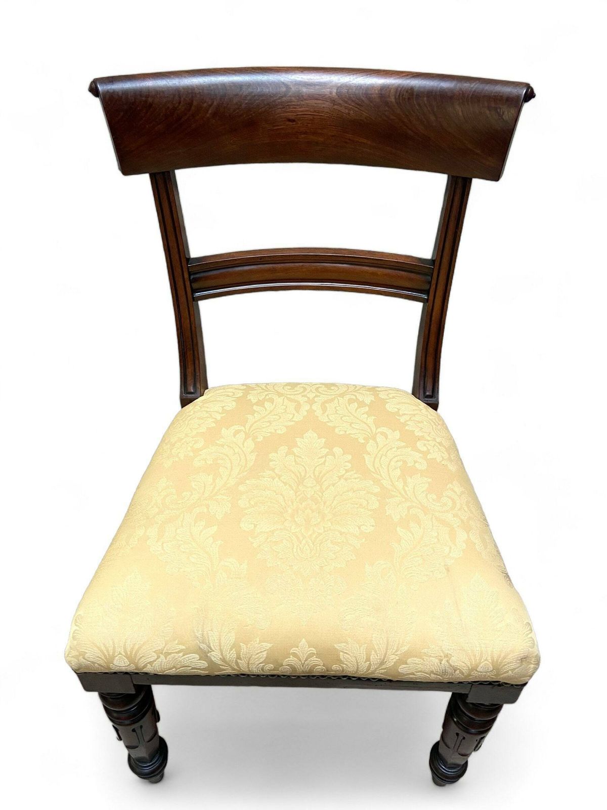 Antique Victorian Bedroom Chair C1880 / Turned Legs photo vintage