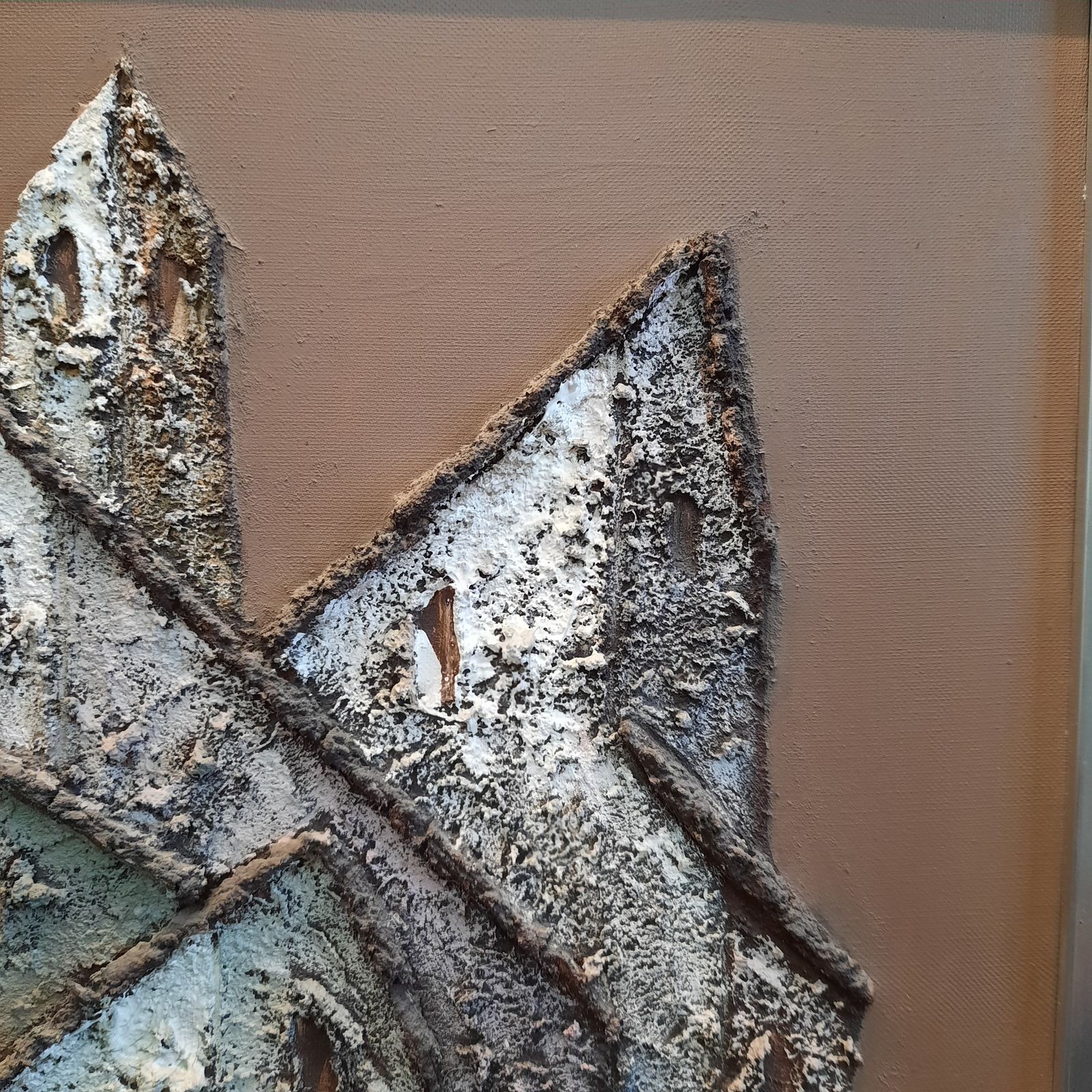 Interlocking Houses 3d By Carlos De Mijas  Mixed Media Painting On Canvas Spanish Artist photo buy