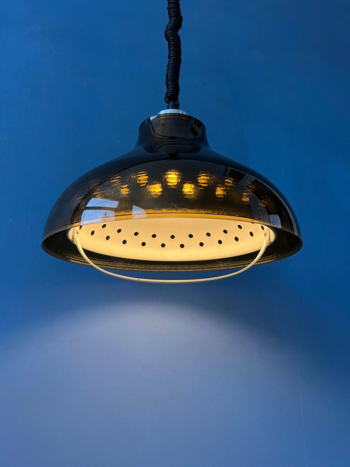 Acrylic Glass Mid Century Space Age Ufo Pendant Lamp photo 231.0