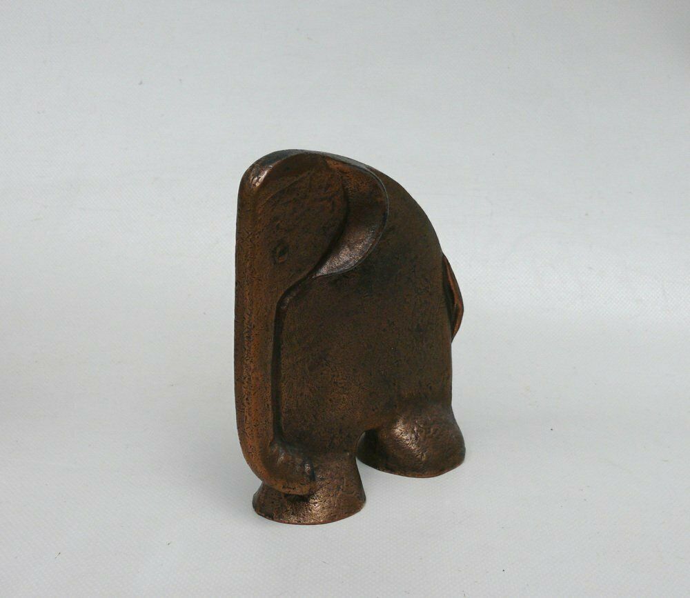 photo for sale Elephants Book Supports In Bronze From Kunsthaus Kopp, 1960s, Set Of 2