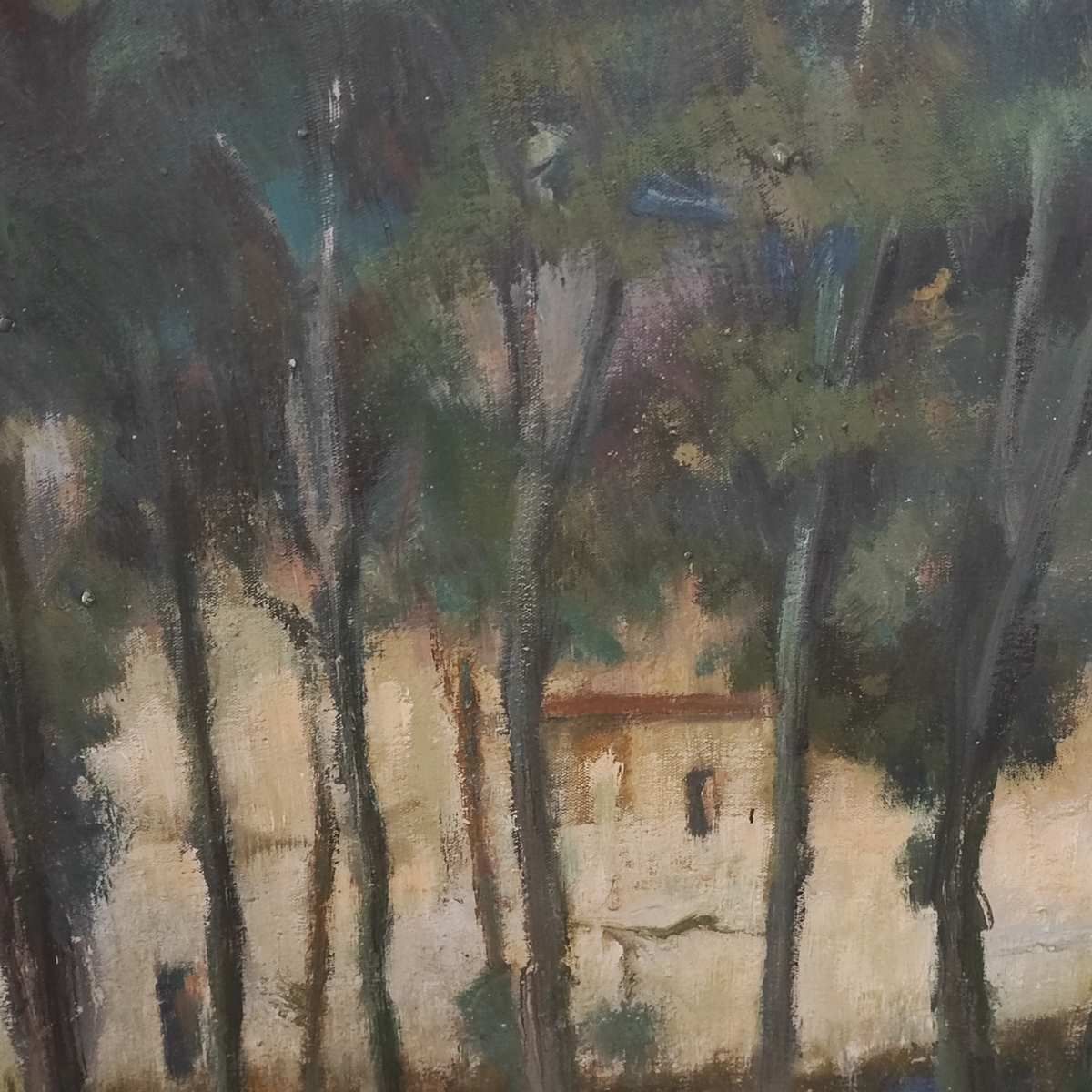 Work By Domenico Purified Oil On Canvas 1967 photo furniture