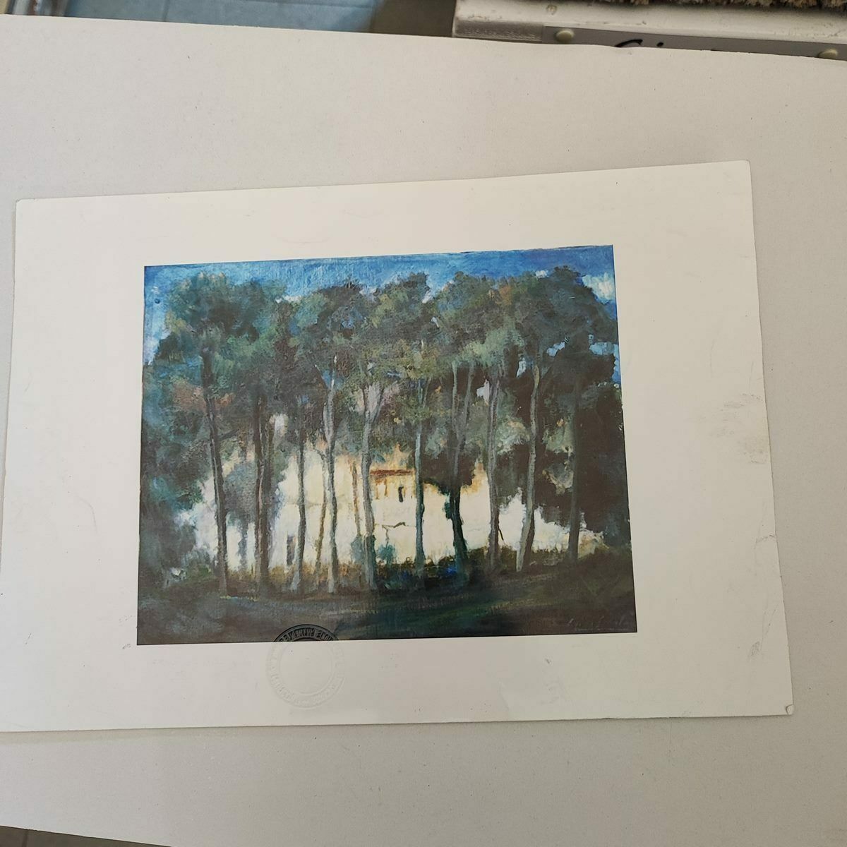 Art Work By Domenico Purified Oil On Canvas 1967 photo