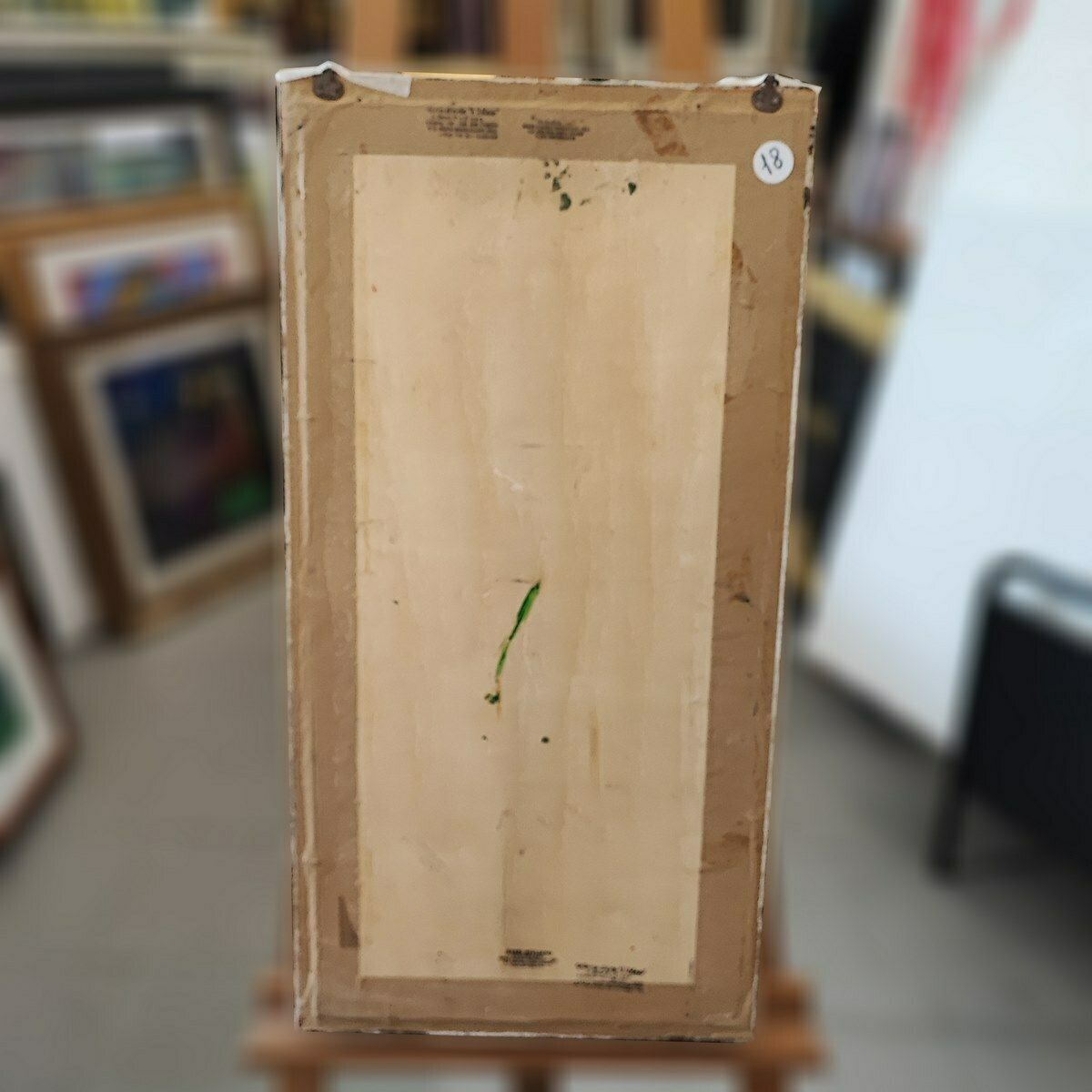 photo furniture Oil Painting On Canvas Manlio Bacosi, The Red House, 1990