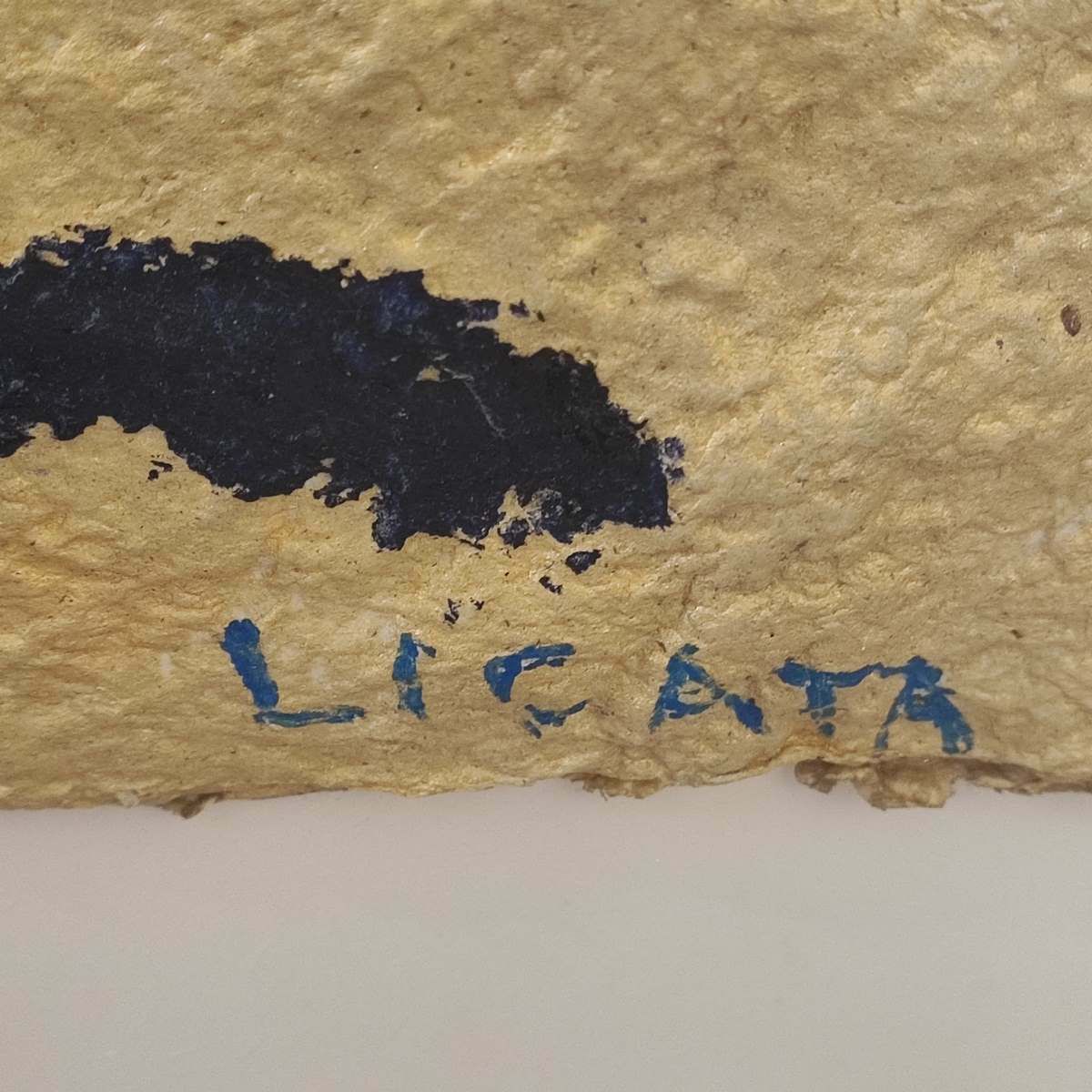 Work By Riccardo Licata Mixed Media On Cardboard 2012 photo Art