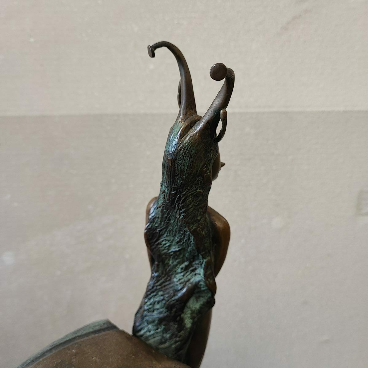 photo vinterior Patinated Bronze Sculpture Max Hamlet, Superstar Snail, Year 1991