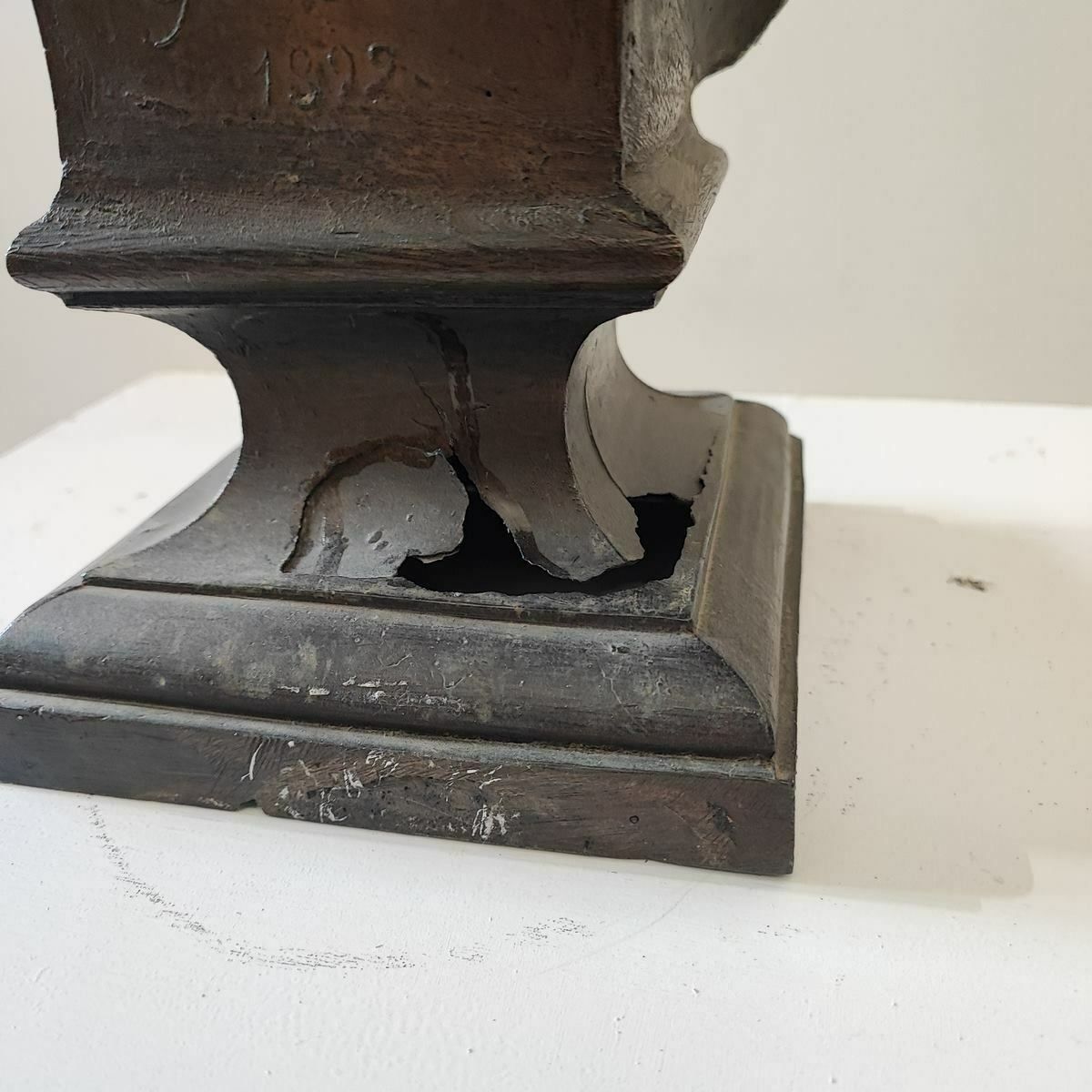 photo for sale Bronze Sculpture Bartolomeo Muzio Foundria Genova, Cristoforo Colombo