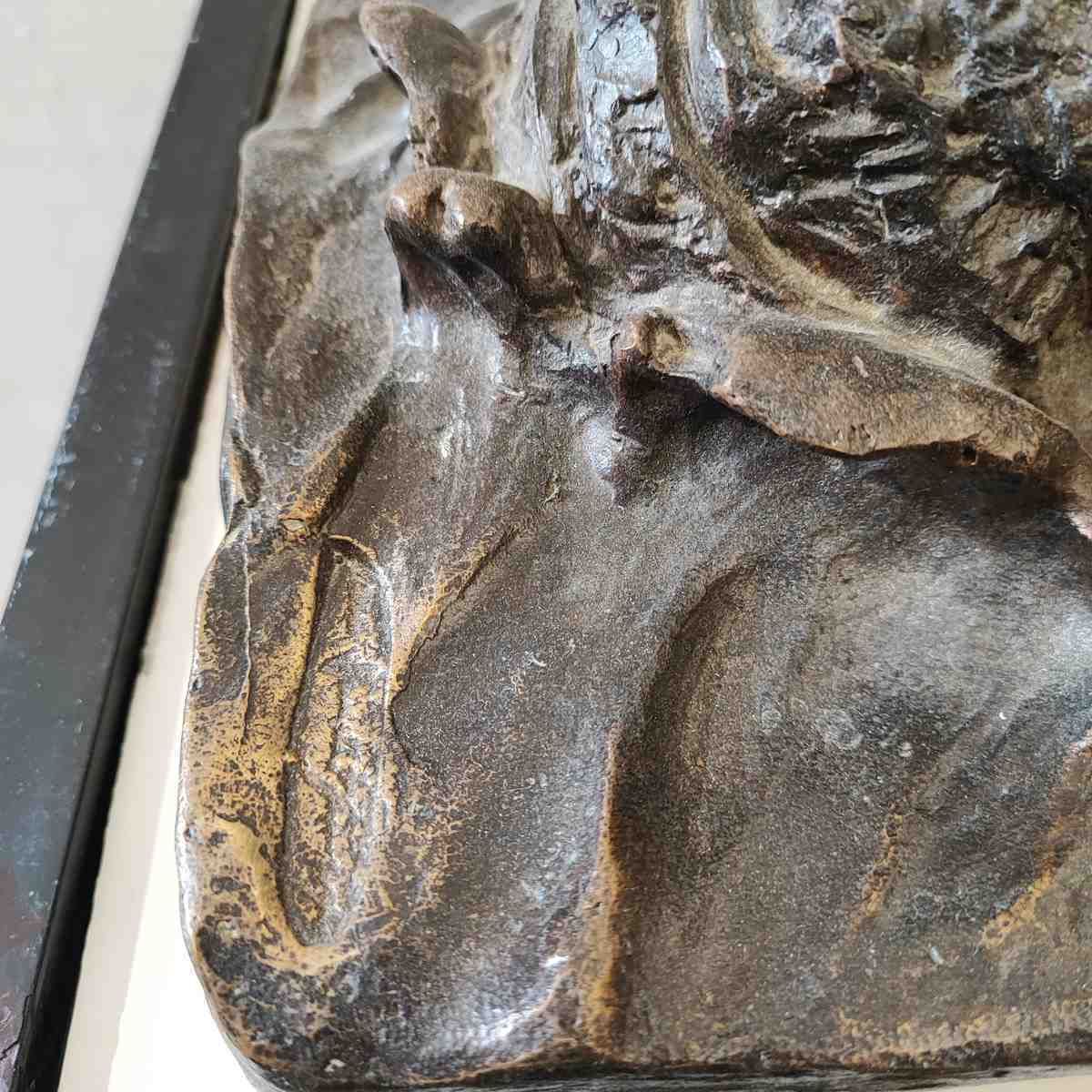 Patinated Bronze Sculpture Max Hamlet, The Song Of The Sirens Year 1992 photo for sale
