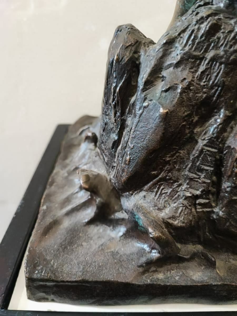 3175.0 Patinated Bronze Sculpture Max Hamlet, The Song Of The Sirens Year 1992 photo