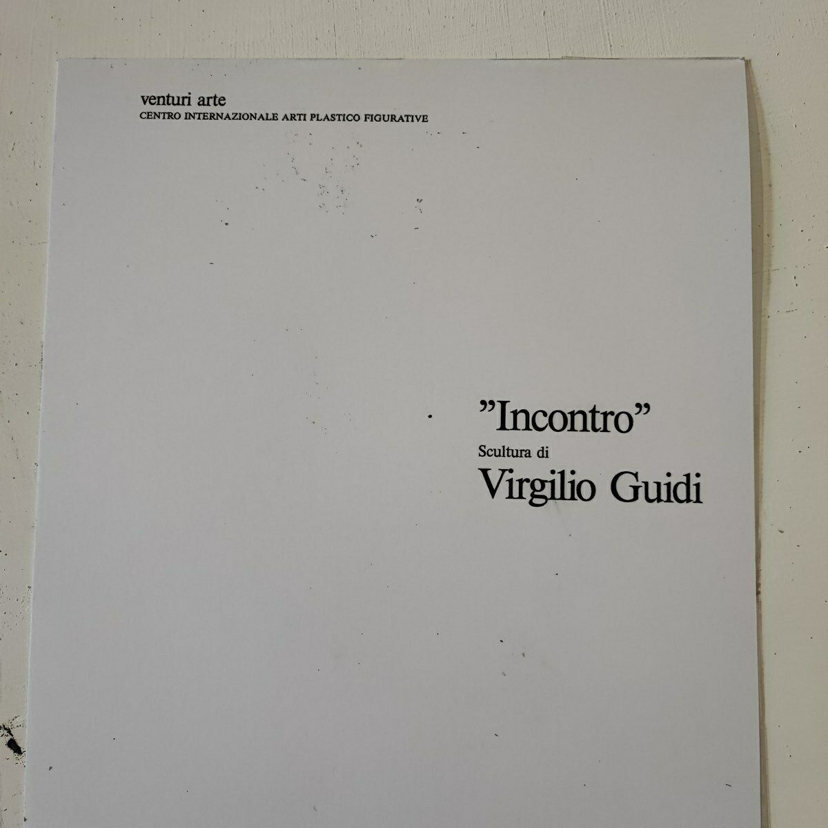 photo vinterior Lost Wax Bronze Sculpture With Ceramic Method Of The Venturi Art Of Virgilio Guidi, Meeting