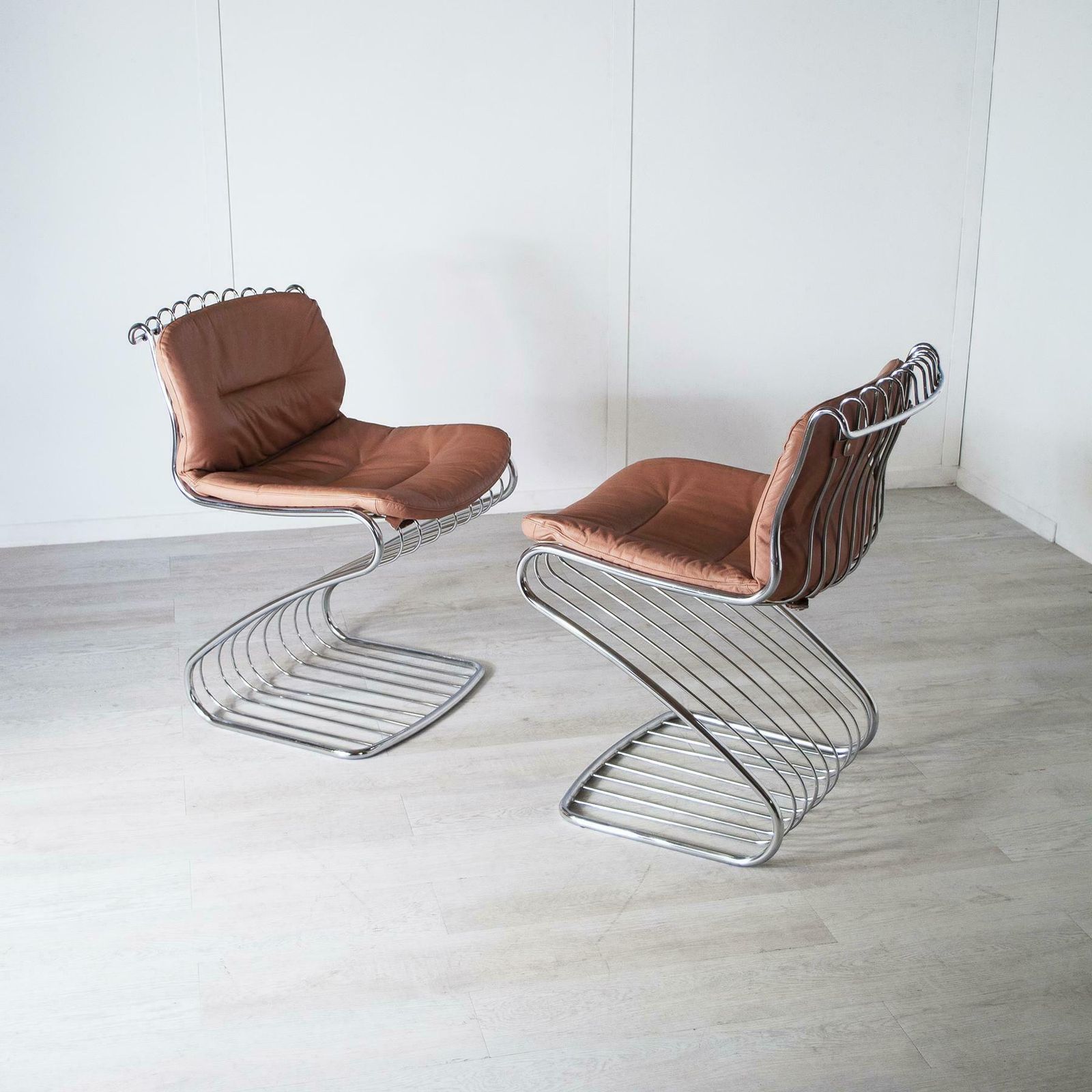 Furniture Gastone Rinaldi Set Of 4 Chairs For Rima 1970s photo