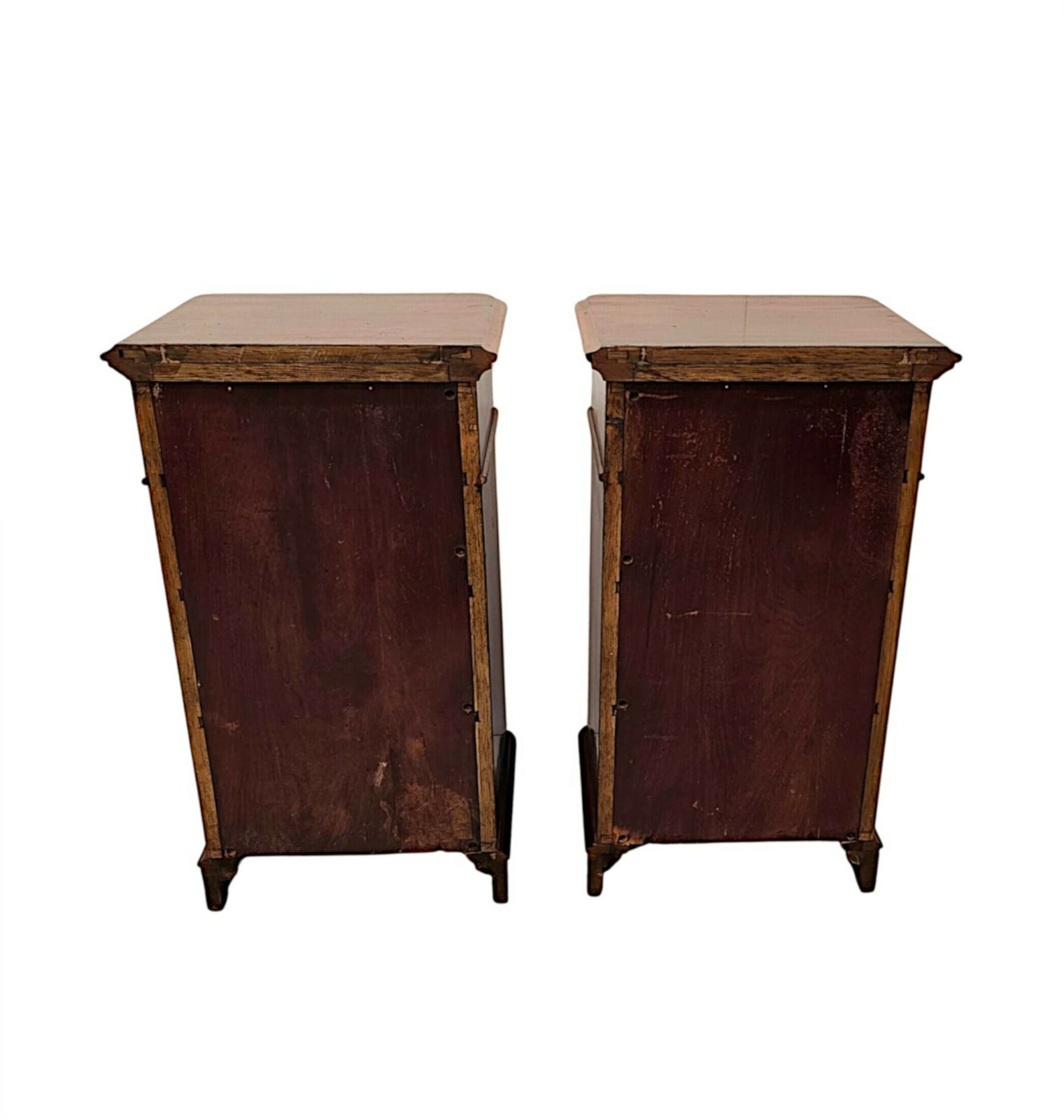 A Fabulous Pair Of 19th Century Bedside Chests photo vintage
