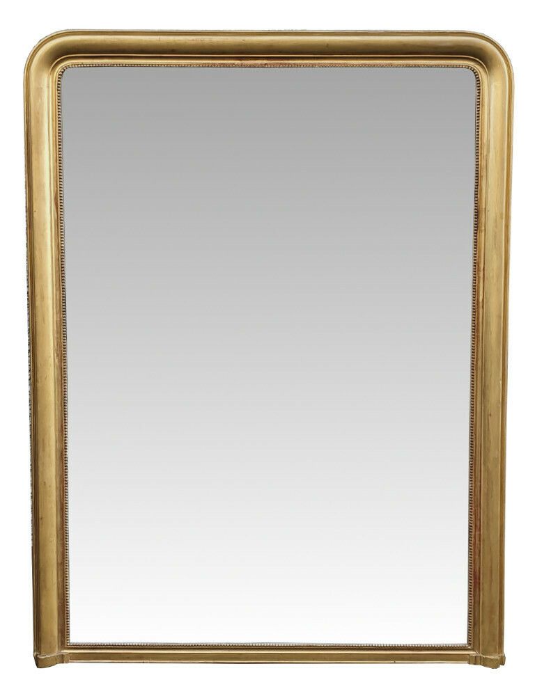 Large 19th Century Gilt Overmantle Mirror