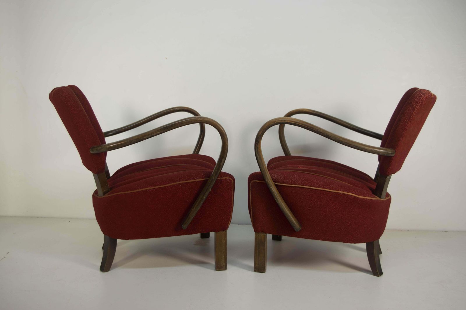 Art Deco Armchairs H 237 By Halabala, Set Of 2 photo Furniture