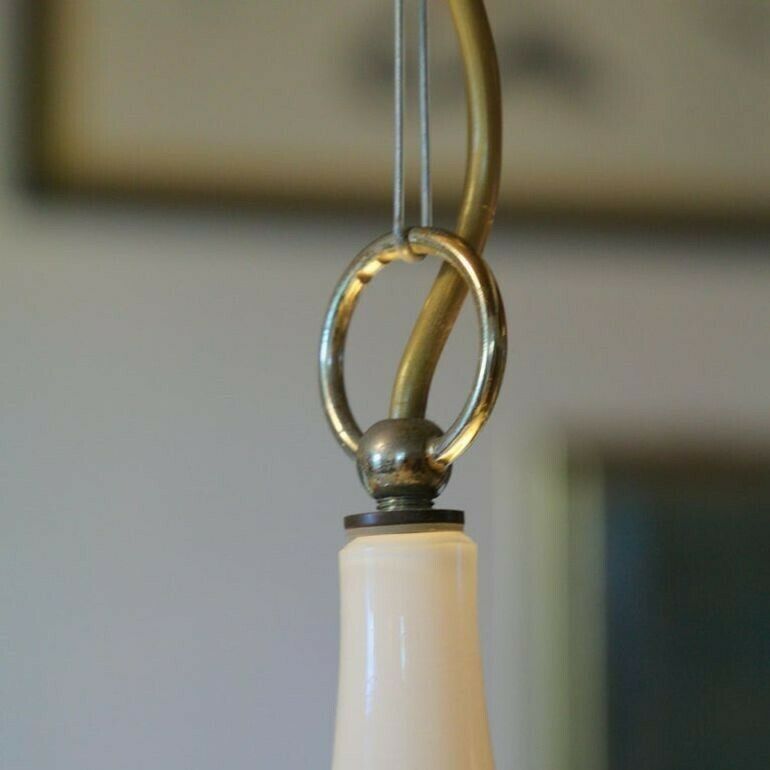 photo vinterior Lino Tagliapietra For Effetre, Magia, Opaline Cased Amber, Filigrana Incalmo