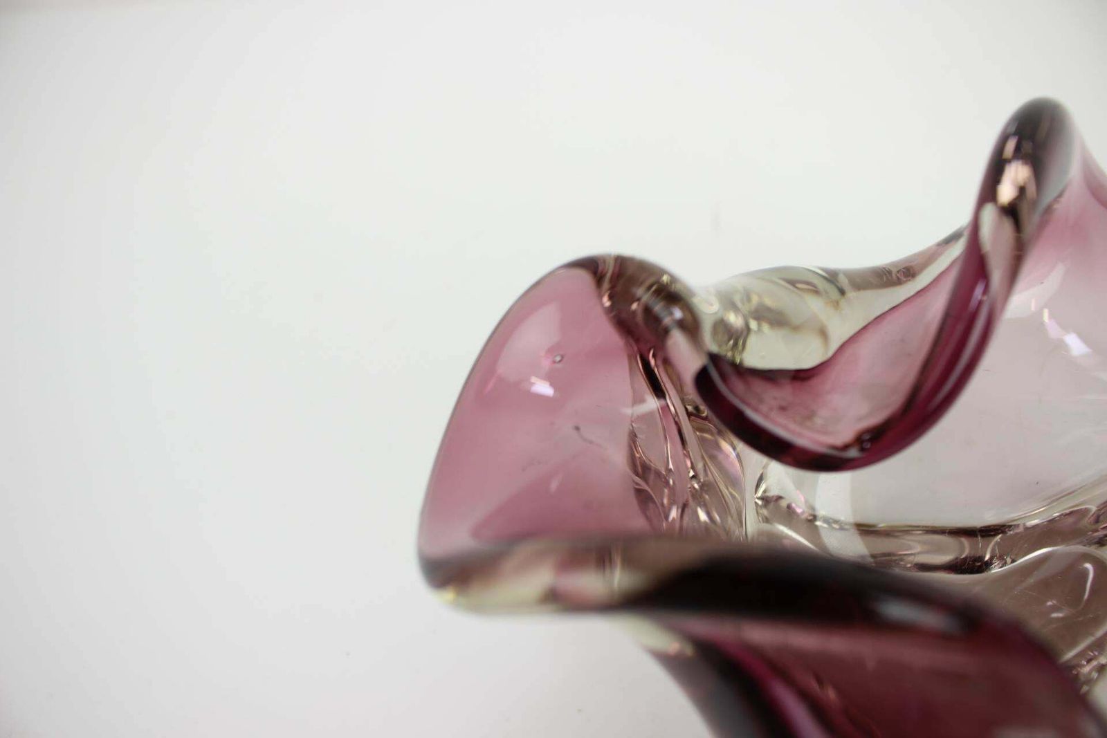Art Glass Ashtray By Josef Hospodka, 1960's Czechoslovakia photo for sale