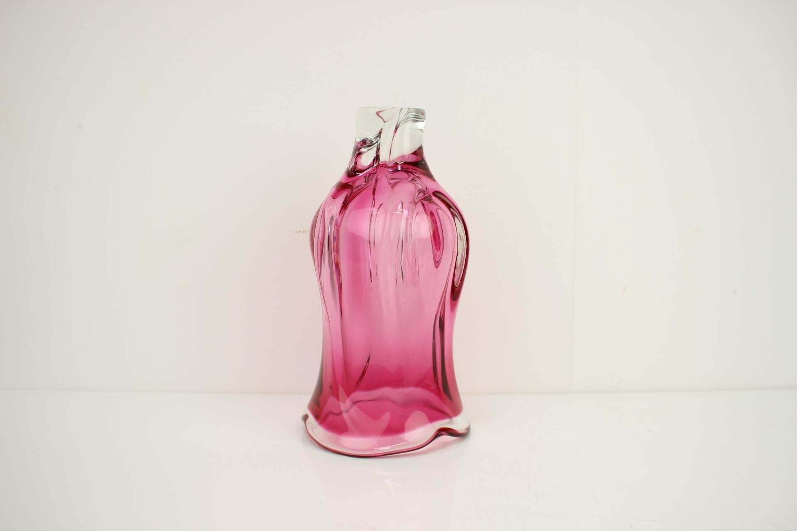 Art Glass Vase By Josef Hospodka For Chribska Glassworks, 1960's photo furniture