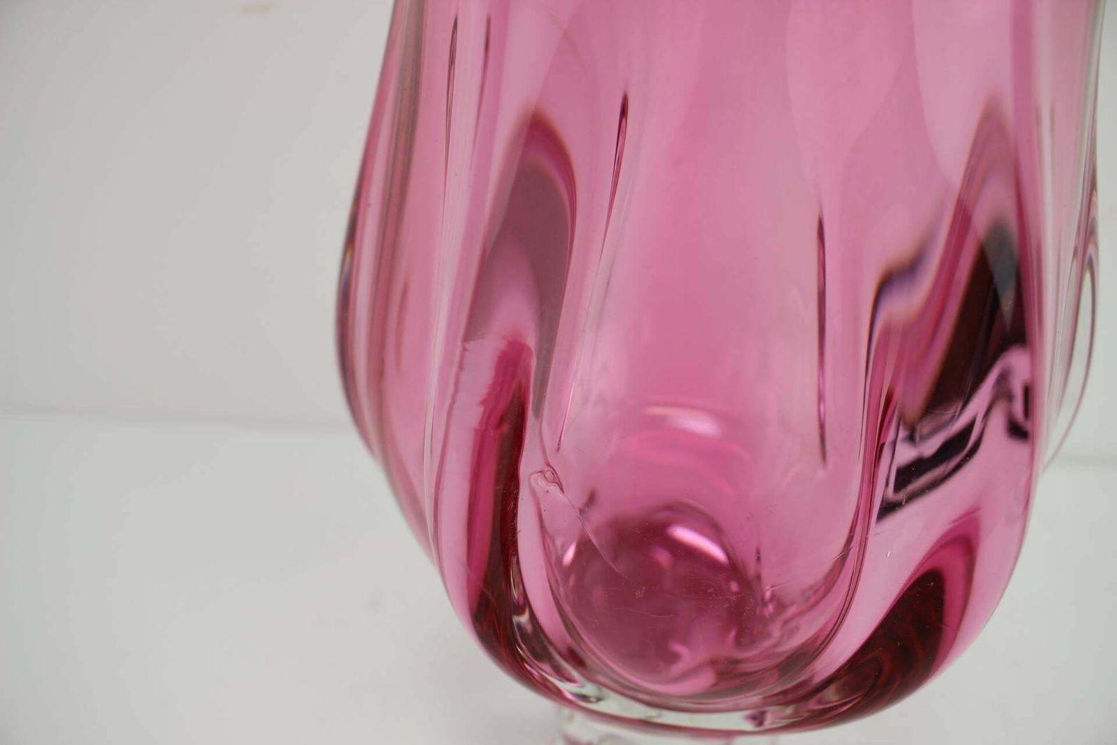 Art Glass Vase By Josef Hospodka For Chribska Glassworks, 1960's photo 387.0