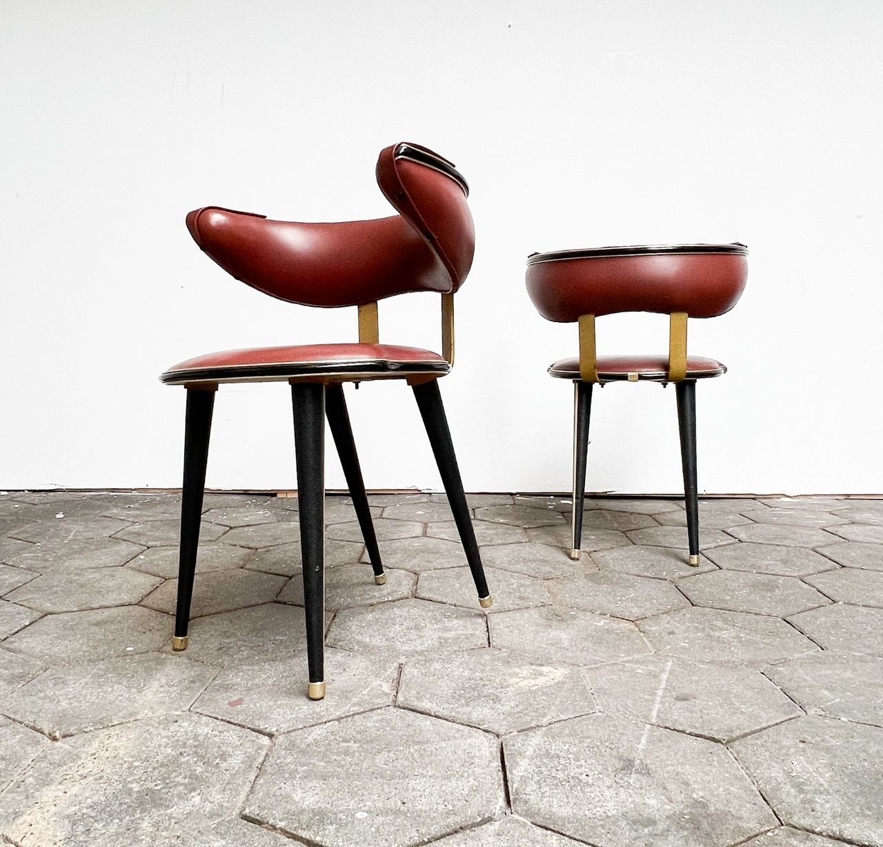 Set Umberto Mascagni Chairs (2), 1960s photo for sale