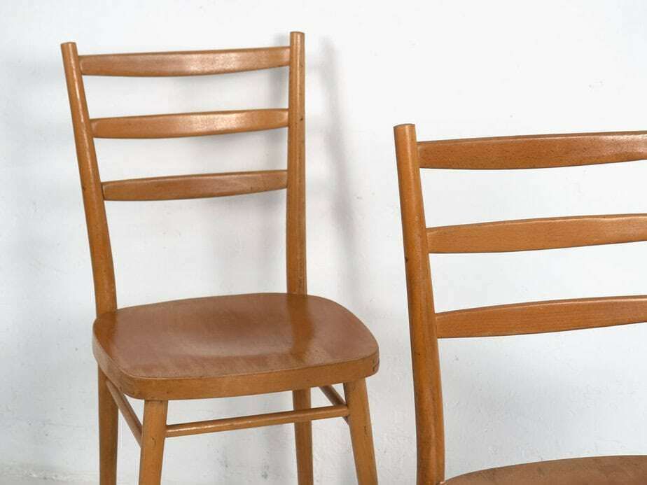 Vintage Style Dining Chairs (C.1950). Set Of 2 Pieces photo for sale